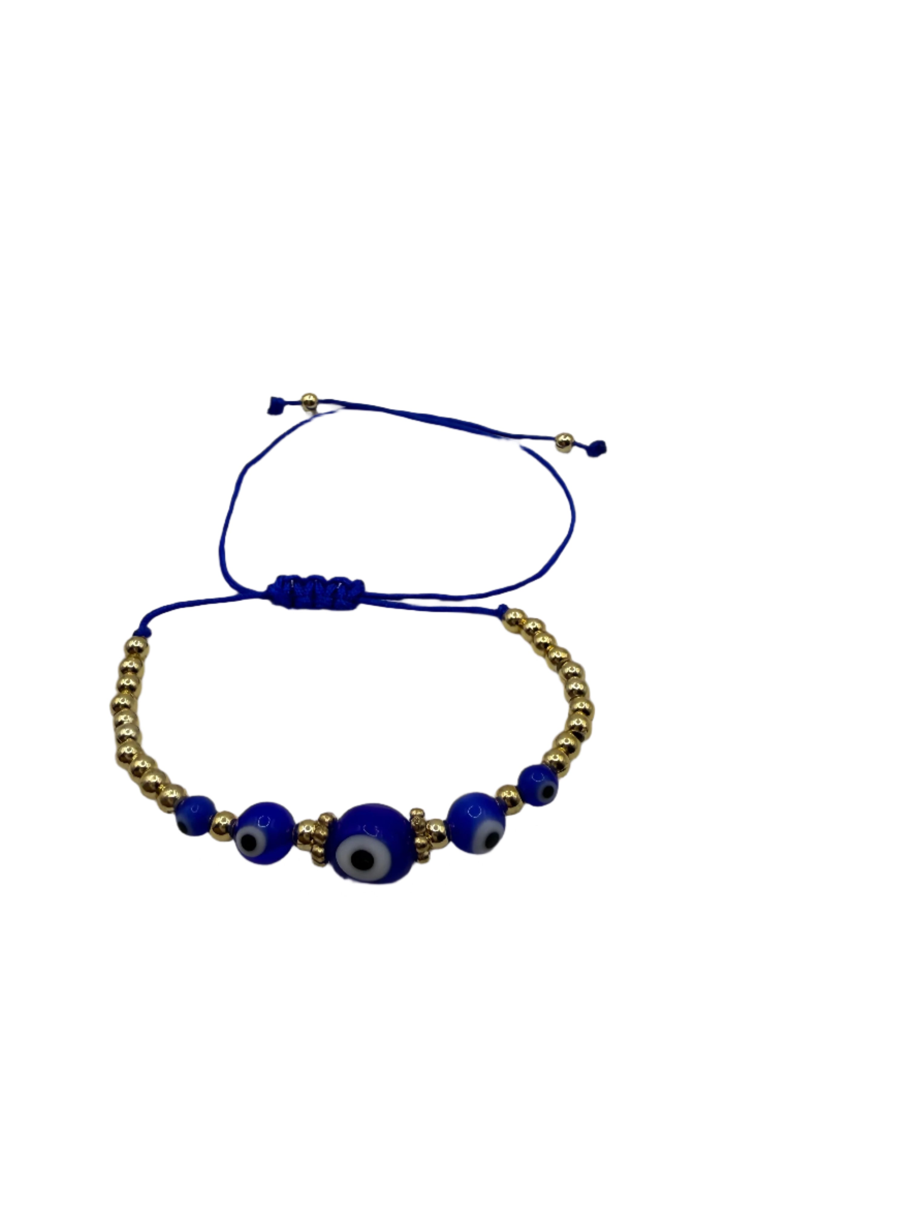 Blue Pearl Evil eye/Pixiu/Horshe Shoe/Thread Bracelet🧿Pulsera ajustable de Mal de ojo y Perlas Para la proteccion