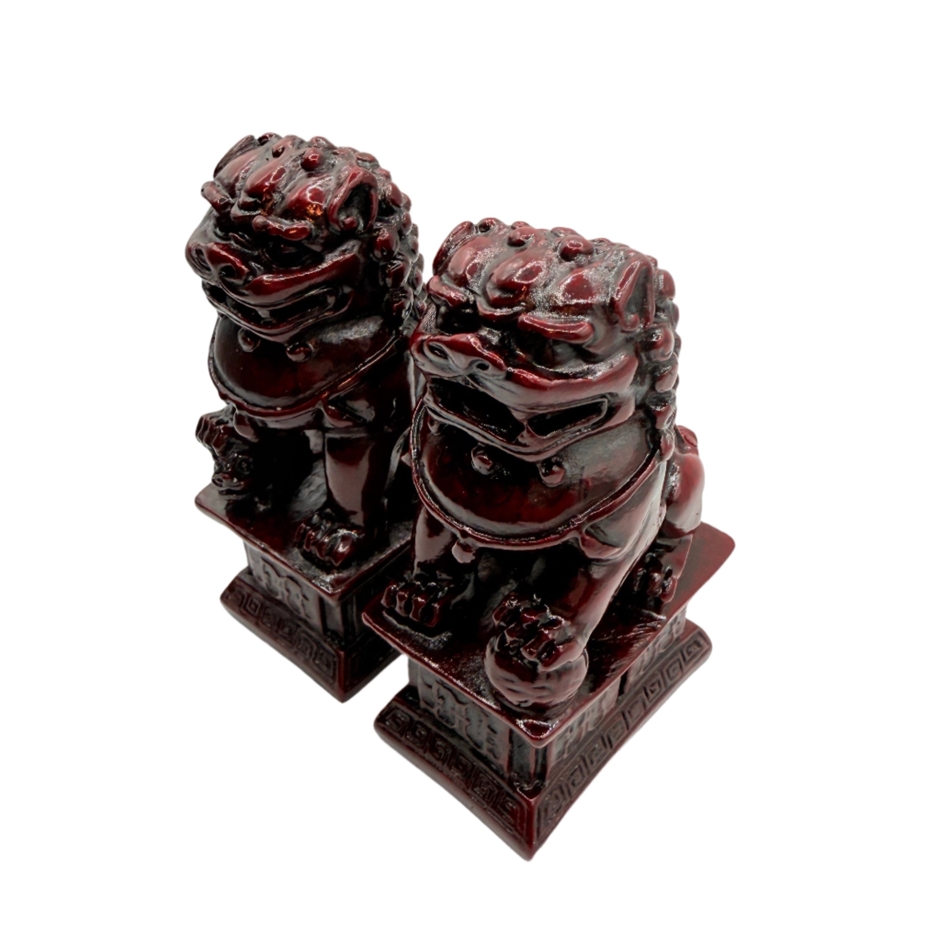 Set Of 2 Chinese Imperial Guardian Lions/ Fu Dogs