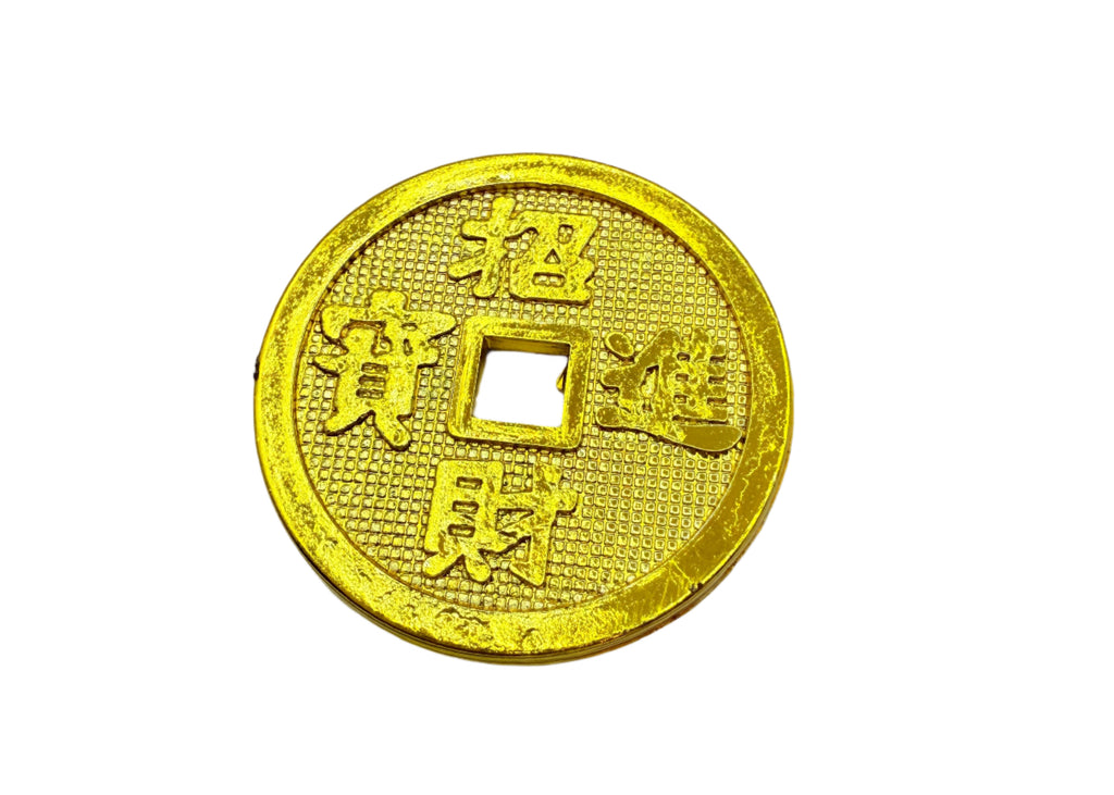 Pack of 48 Medium Feng Shui, Money, Wealth, Good Luck Chinese Coins