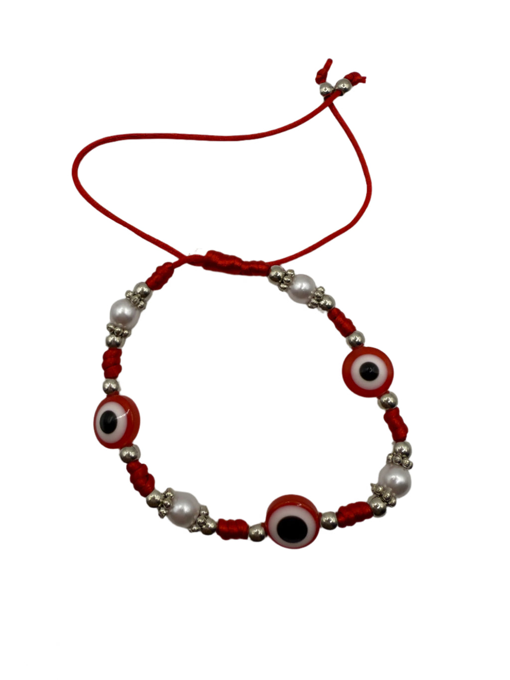 Blue Pearl Evil eye/Pixiu/Horshe Shoe/Thread Bracelet🧿Pulsera ajustable de Mal de ojo y Perlas Para la proteccion