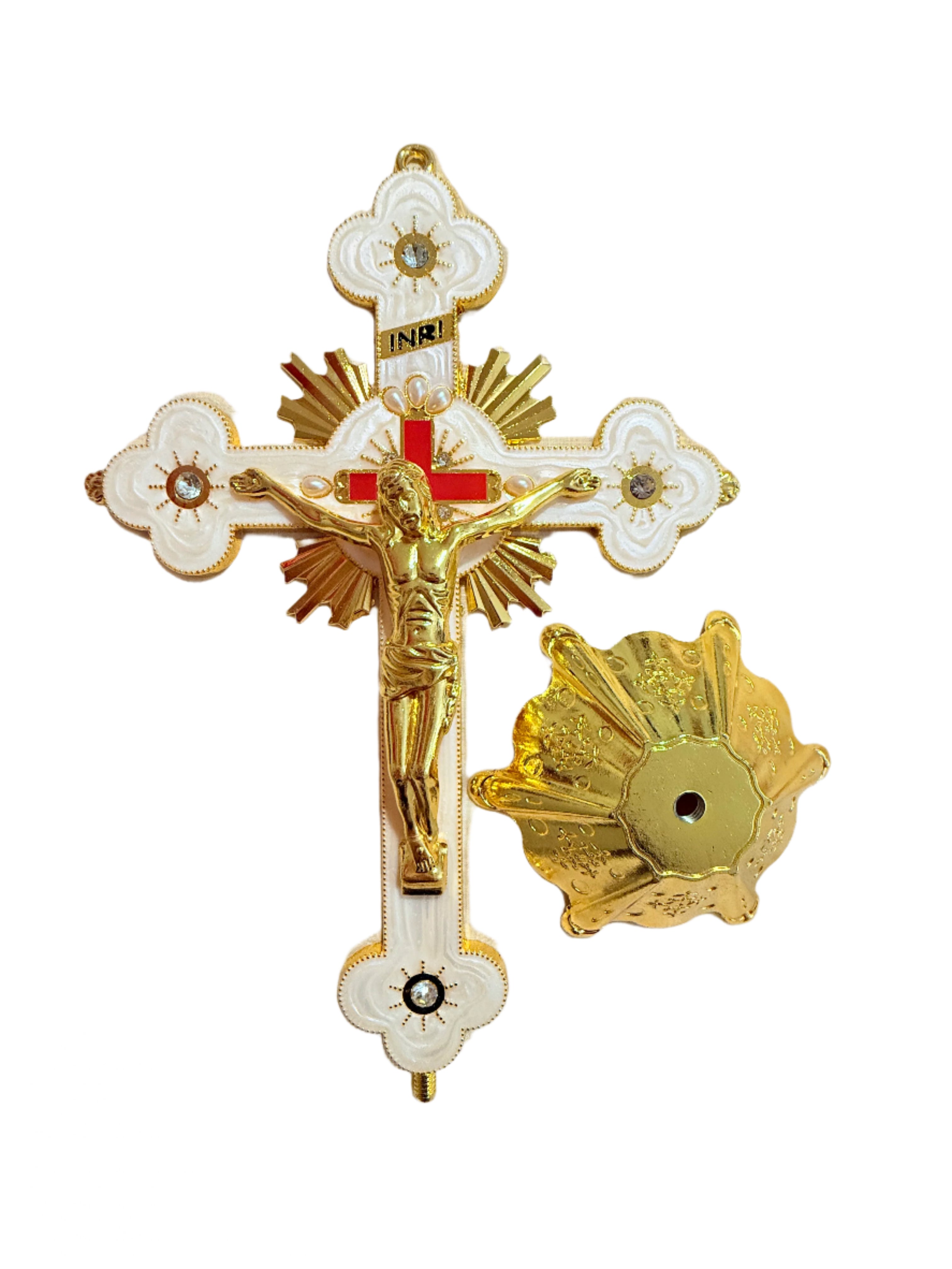 Beautiful Assorted Metal Crucifixes 5 in/9 in/11 in/12 in