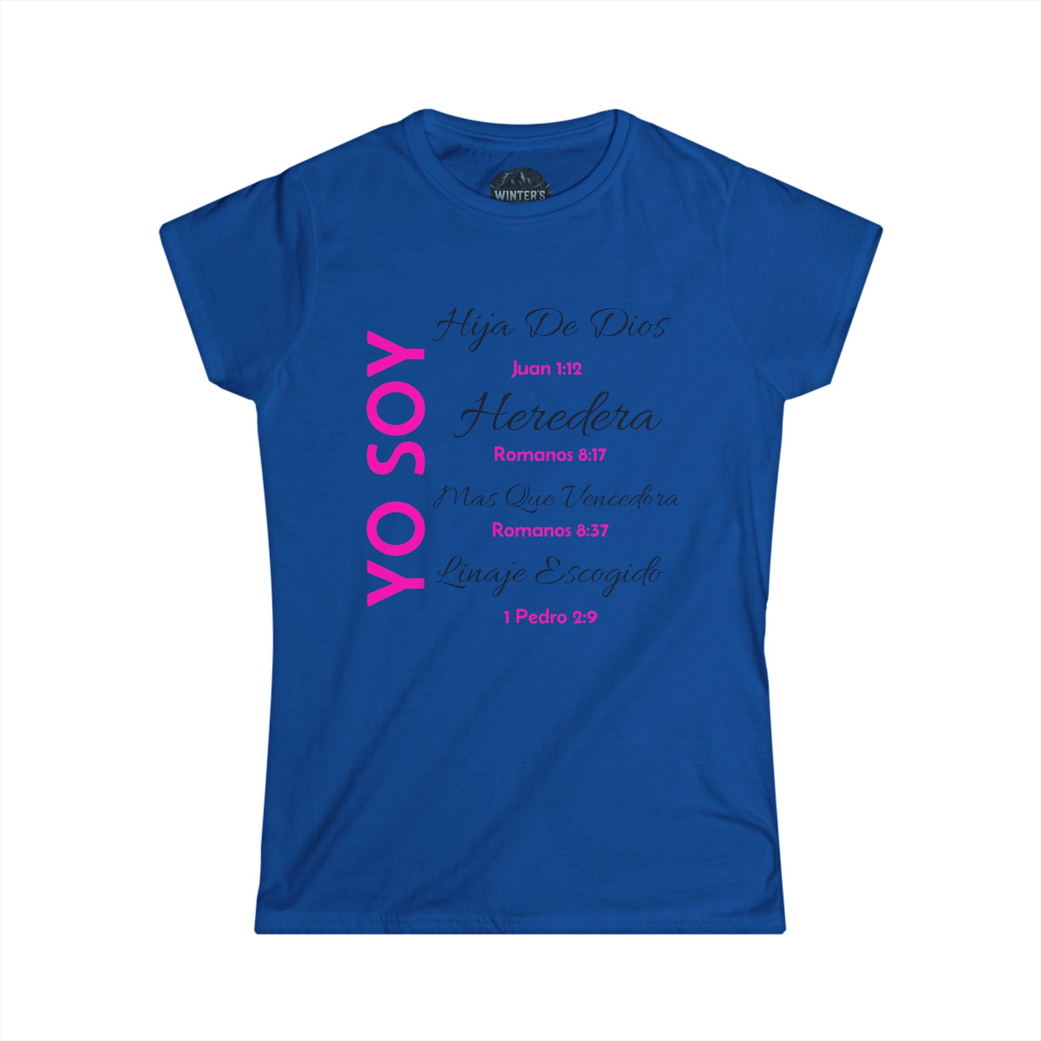 Inspirational Women’s Softstyle Tee, Faith-Based T-Shirt, Christian Apparel, Gift for Her, Motivational Quote Tee