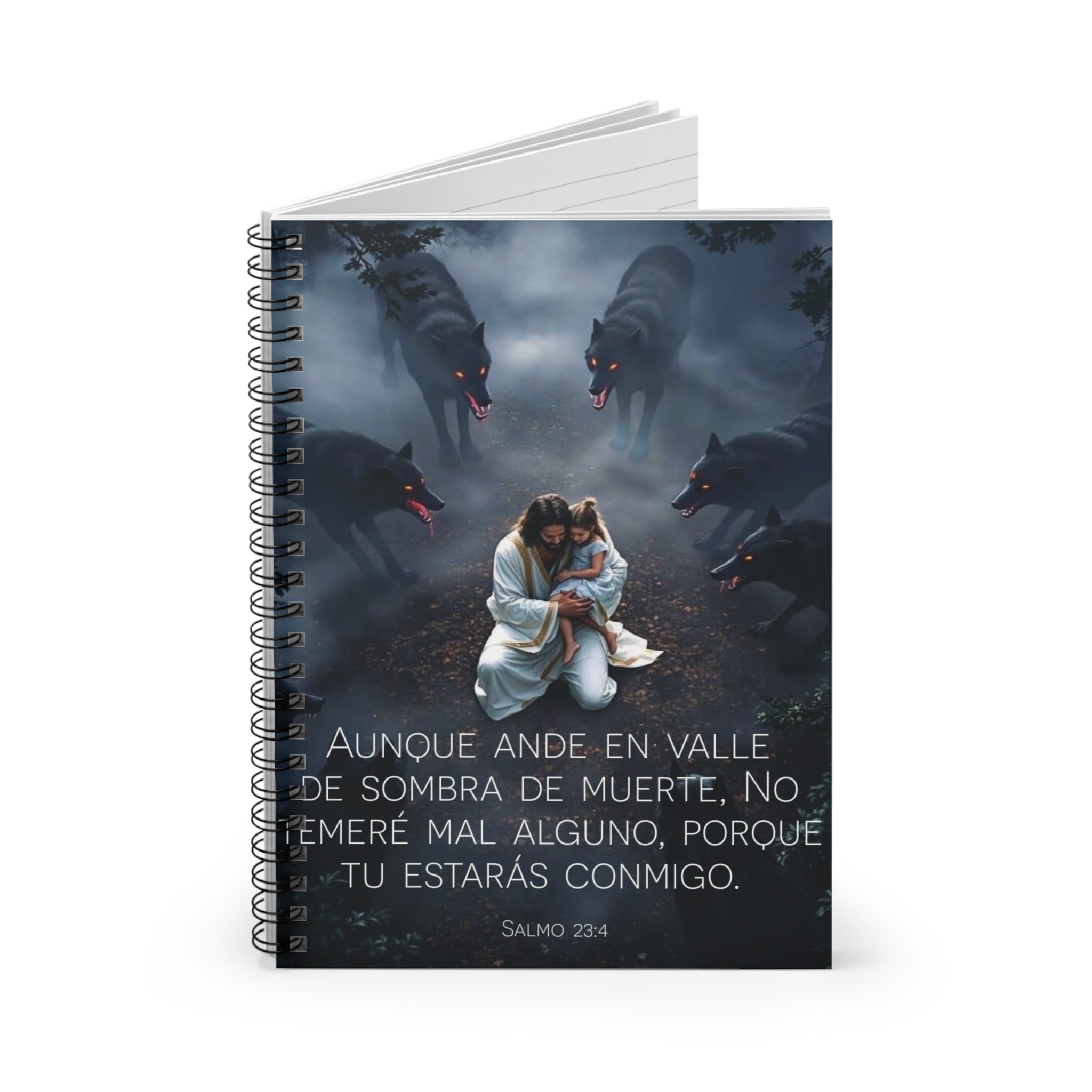 Spiritual Inspiracional Spiral Cuaderno, Faith Journal, Gift for Writers, Personalized Note Book, Scriptures Notepad