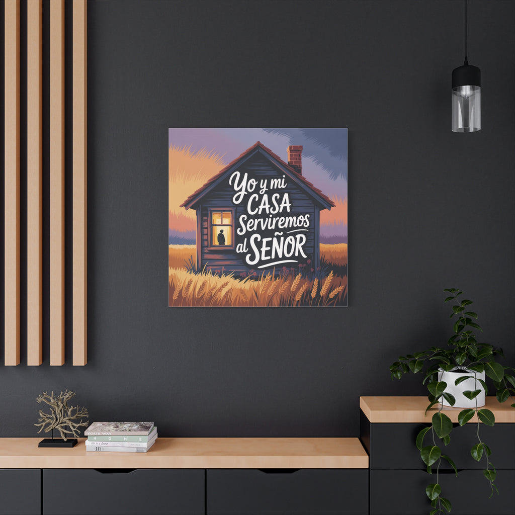 Inspirational Canvas Wall Art, Home Decor, Faith Quotes, Christian Gifts, Housewarming, Family Home Decoration