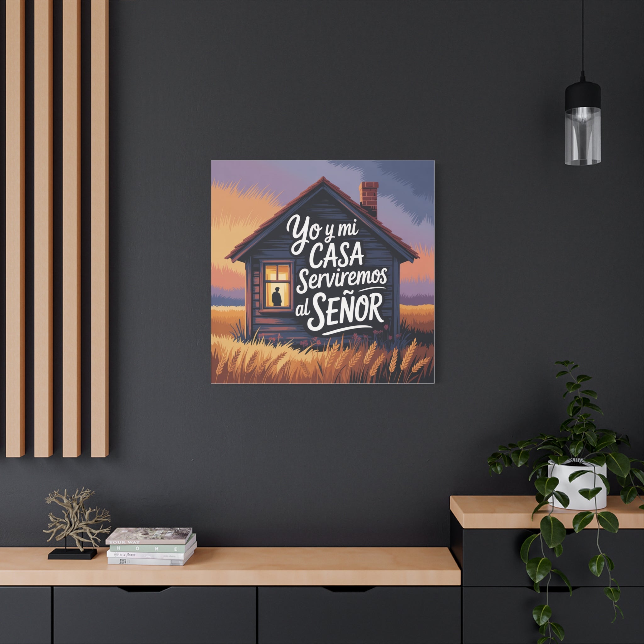 Inspirational Canvas Wall Art, Home Decor, Faith Quotes, Christian Gifts, Housewarming, Family Home Decoration