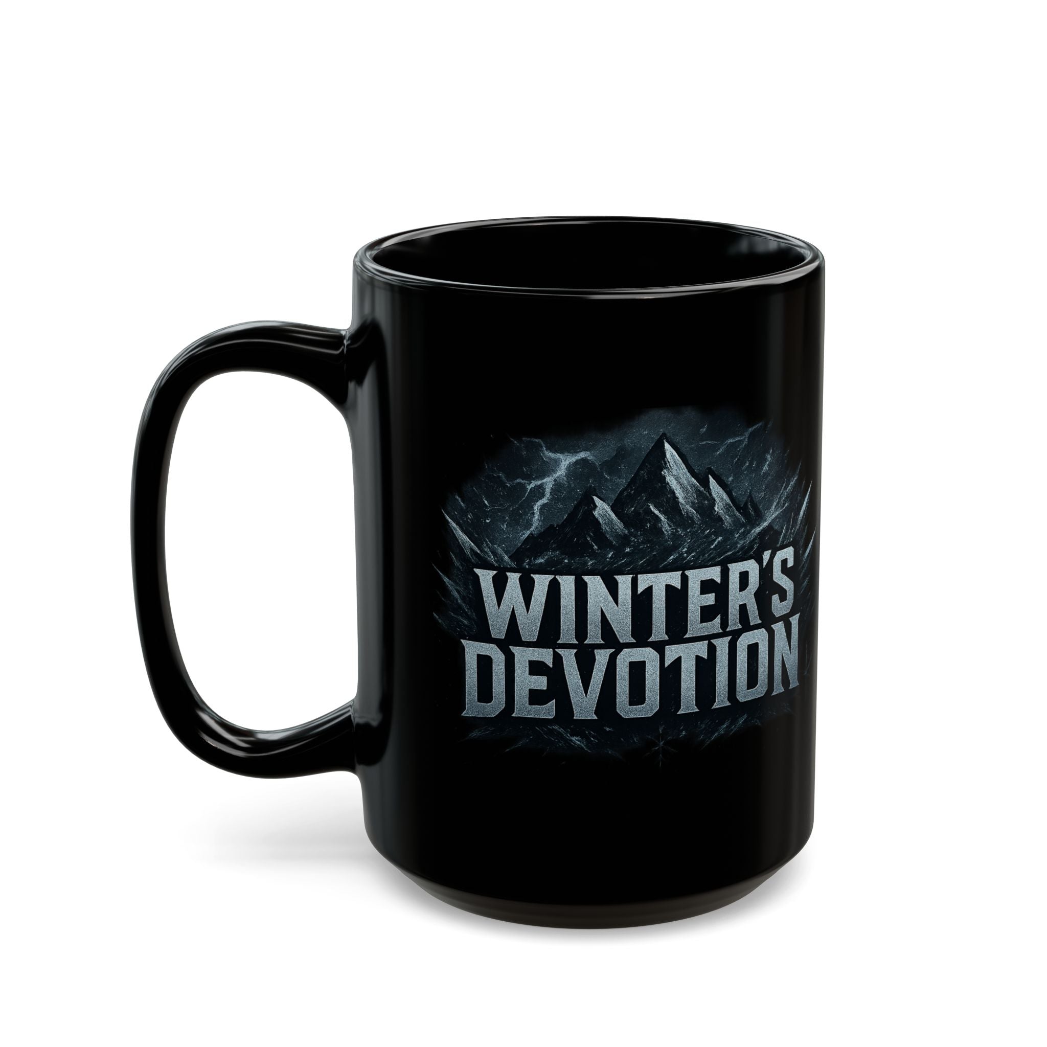 Fantasy-Themed Black Mug for House Lambert Fans, Wolf Design, Perfect Gift for Gamers, Coffee Lovers, Holidays, and Collectors