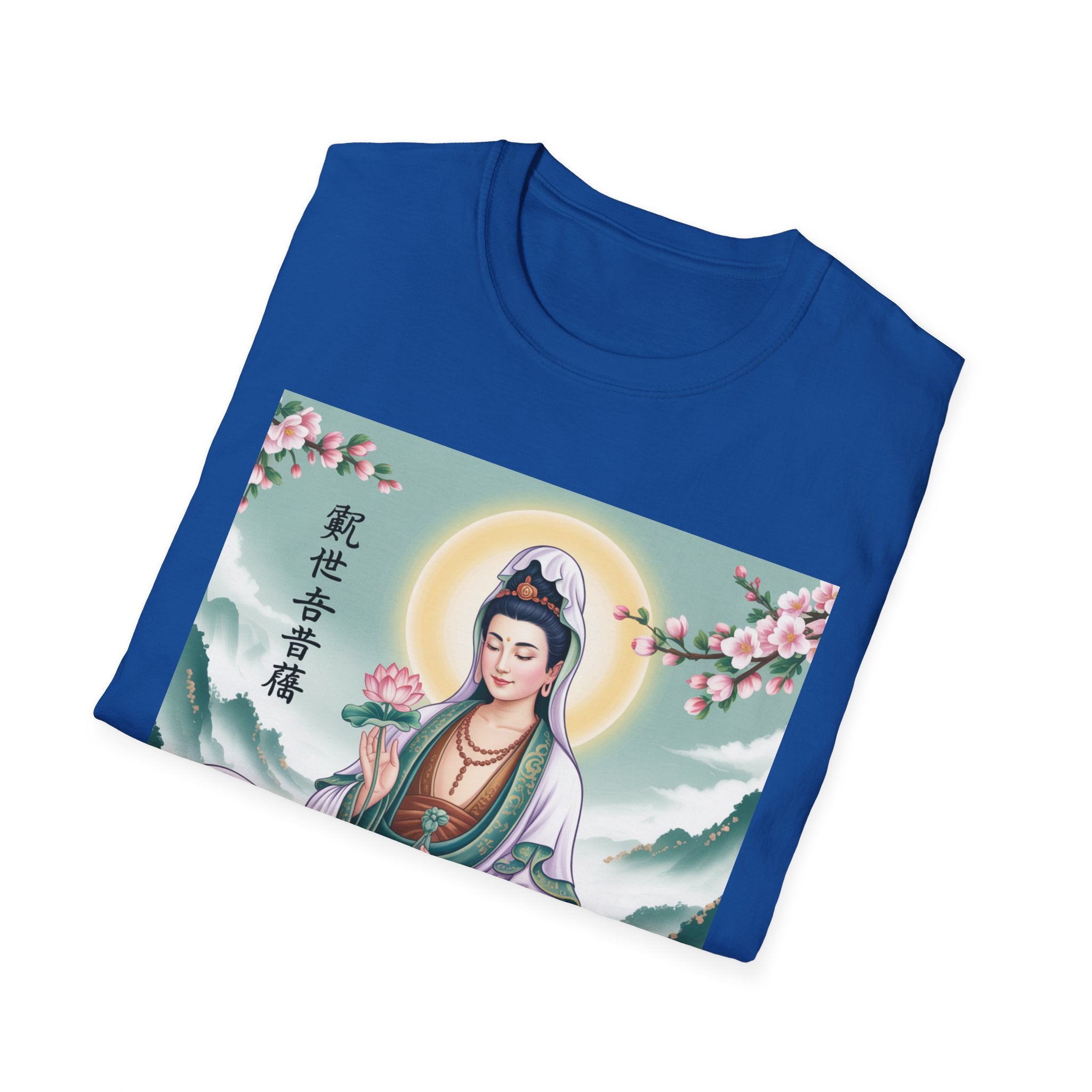 Buddha Guan Yin Graphic T-Shirt, Spiritual Tee, Meditation Top, Zen Apparel, Gift for Yogis, Mindfulness Clothing