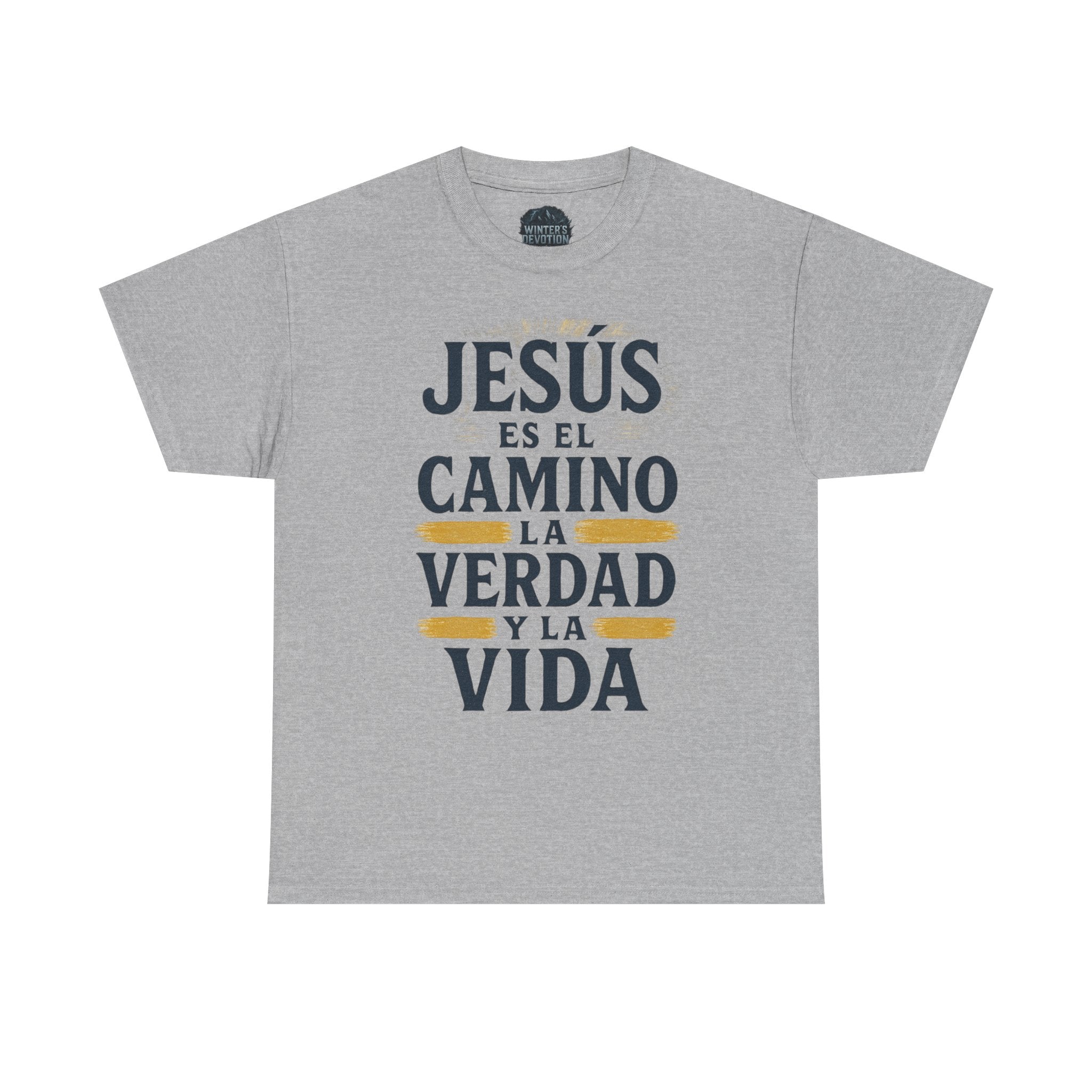 Christian T-Shirt — "Jesús es el camino, la verdad y la vida" Spanish Faith Tee