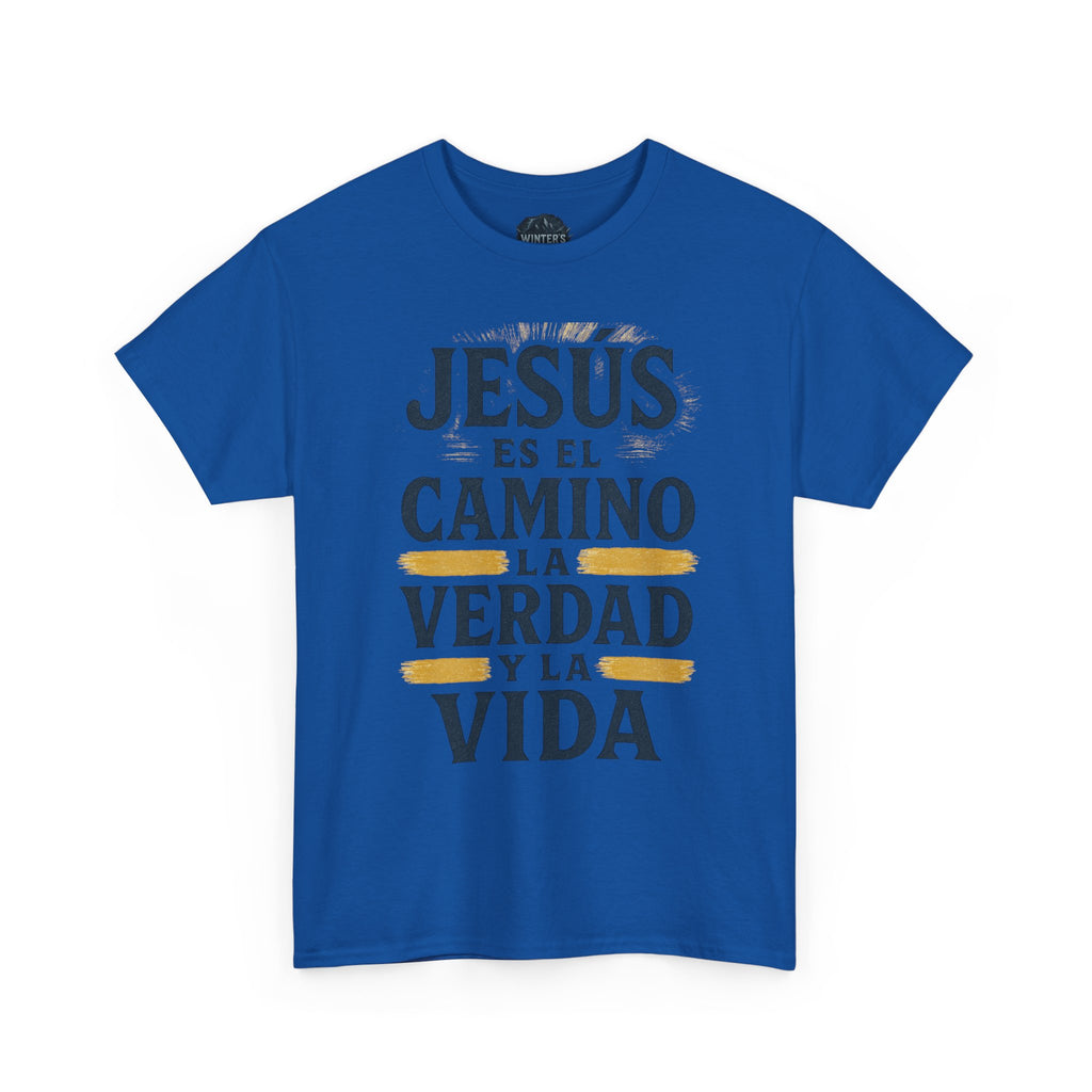Christian T-Shirt — "Jesús es el camino, la verdad y la vida" Spanish Faith Tee