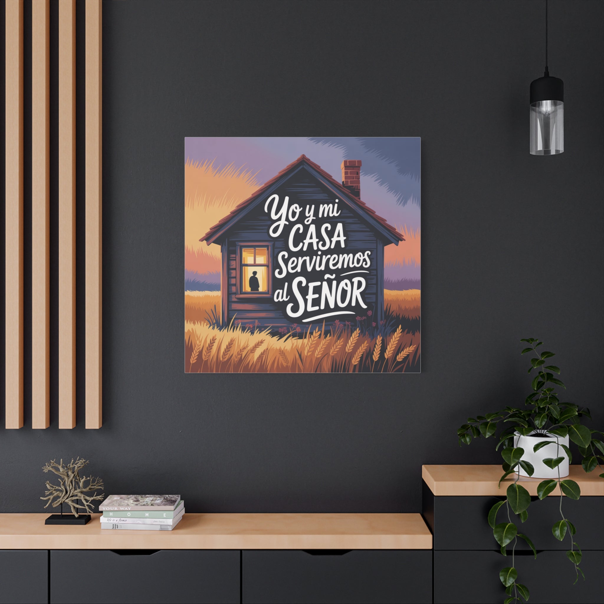 Inspirational Canvas Wall Art, Home Decor, Faith Quotes, Christian Gifts, Housewarming, Family Home Decoration