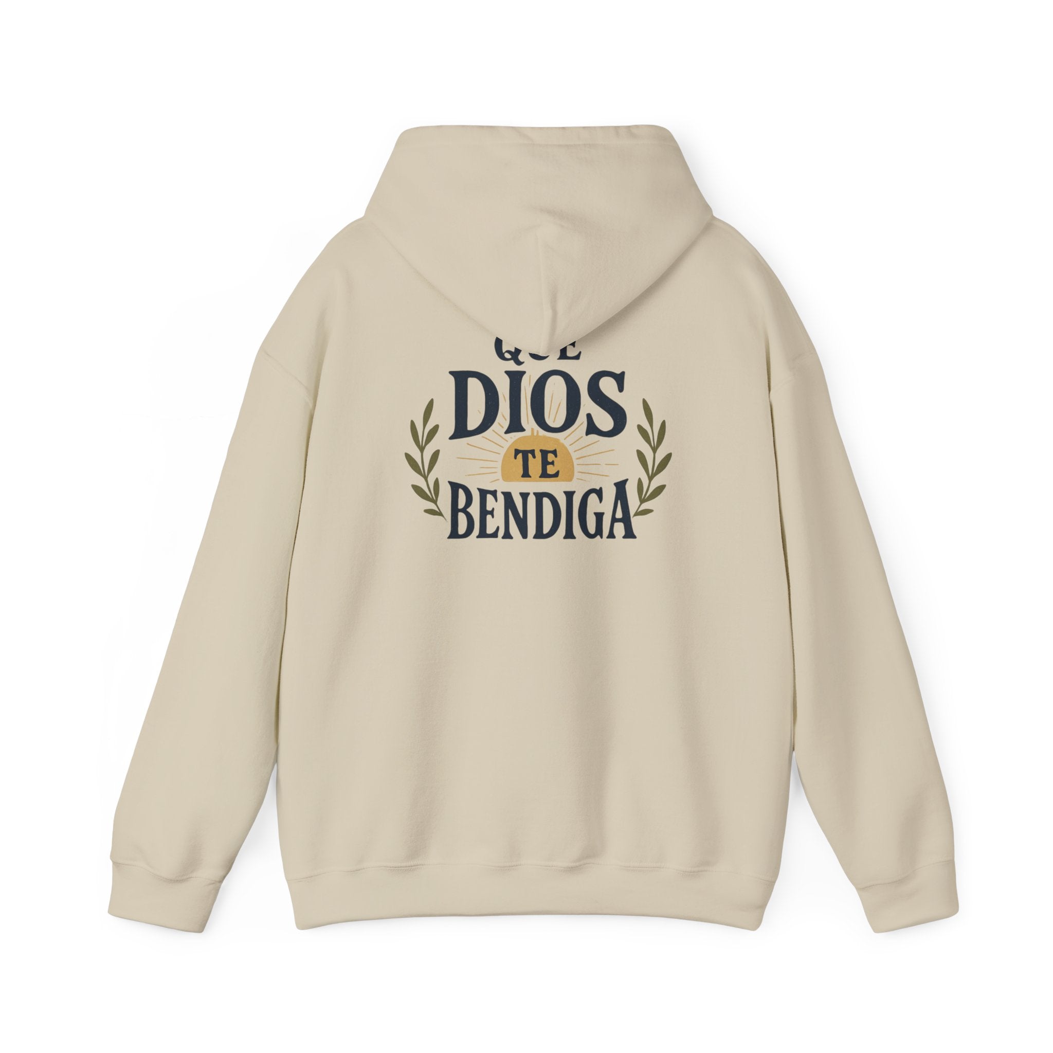 Christian Hoodie - "Todo lo puedo en Cristo" / "Dios te bendiga" Inspirational Spanish Pullover