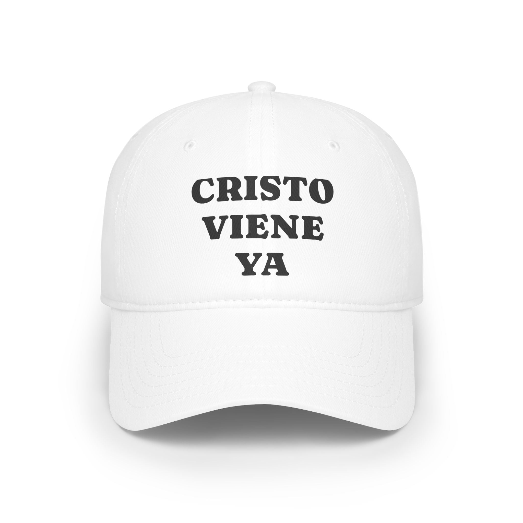 Cristo Viene Yaa Gorra, Vibrant Religious Baseball Cap, Faith Hat, Christian Hat, Gift for Believers, Red Cap with Text