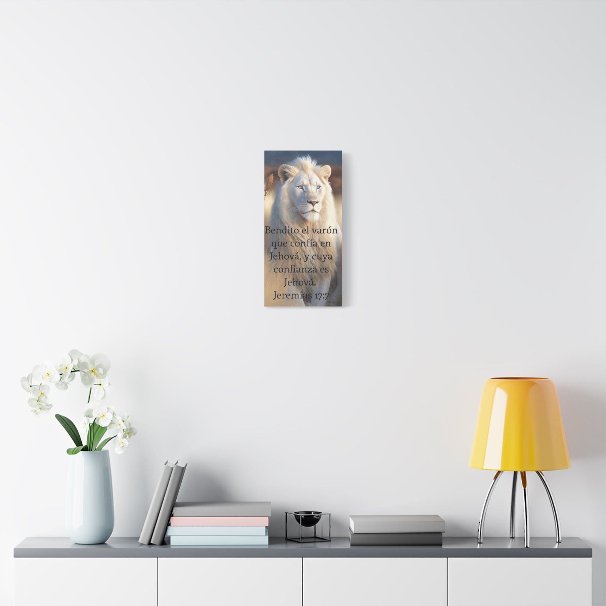 Inspirational Art Print, Motivational Wall Decor, Animal Lover Gift, Religious Home Decoration, Uplifting Quote Canvas