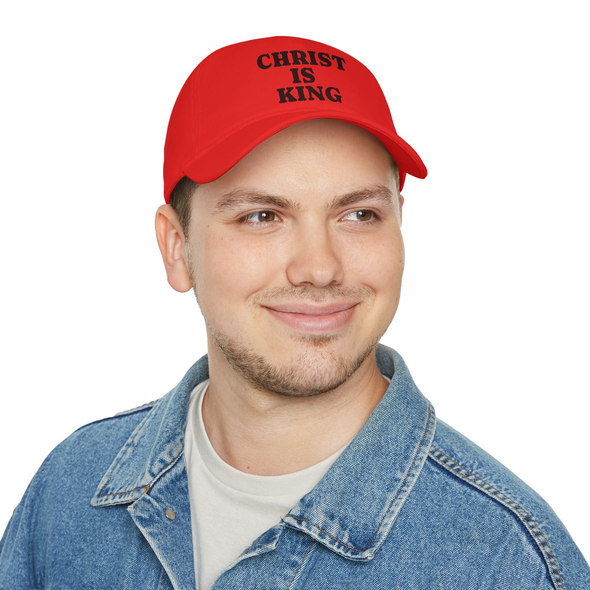 Christ is King, Religious Gift, Faith Accessory, Everyday Wear, Men’s and Women’s Cap