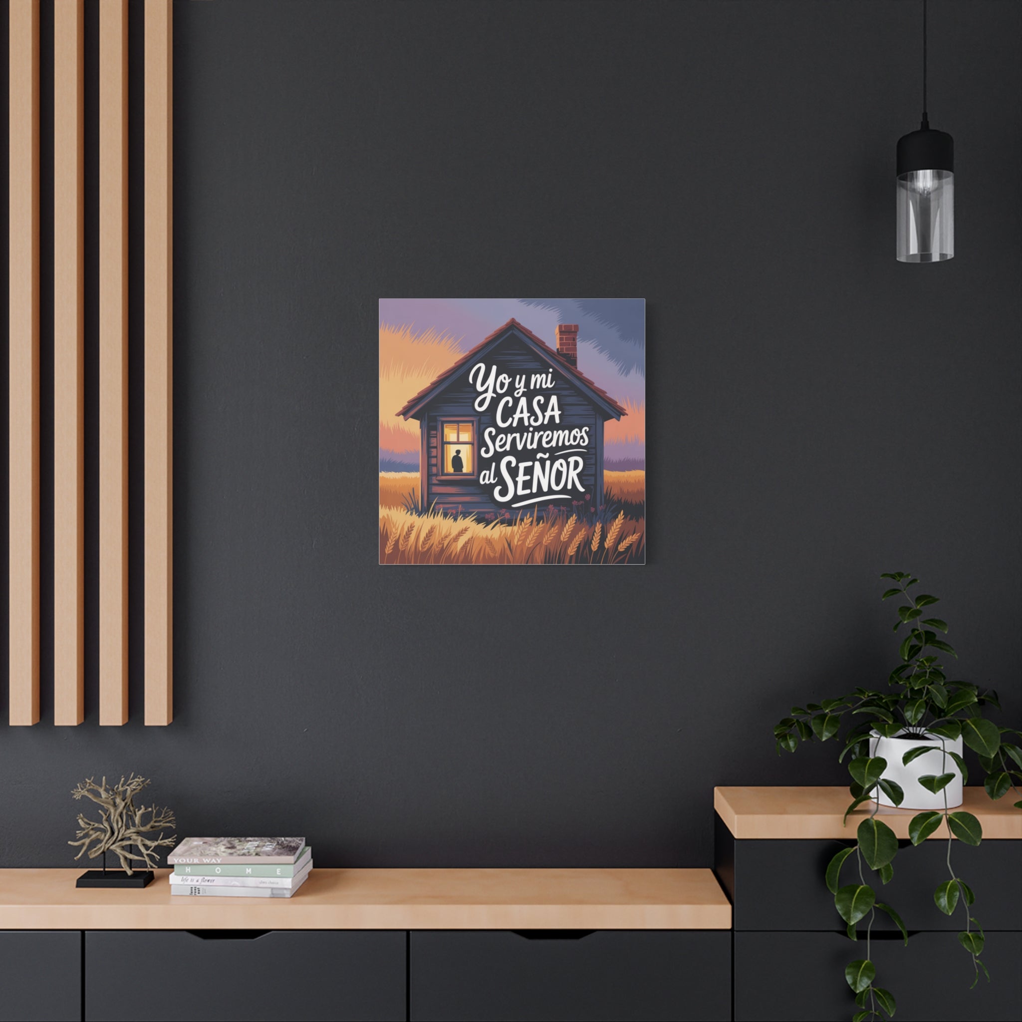 Inspirational Canvas Wall Art, Home Decor, Faith Quotes, Christian Gifts, Housewarming, Family Home Decoration