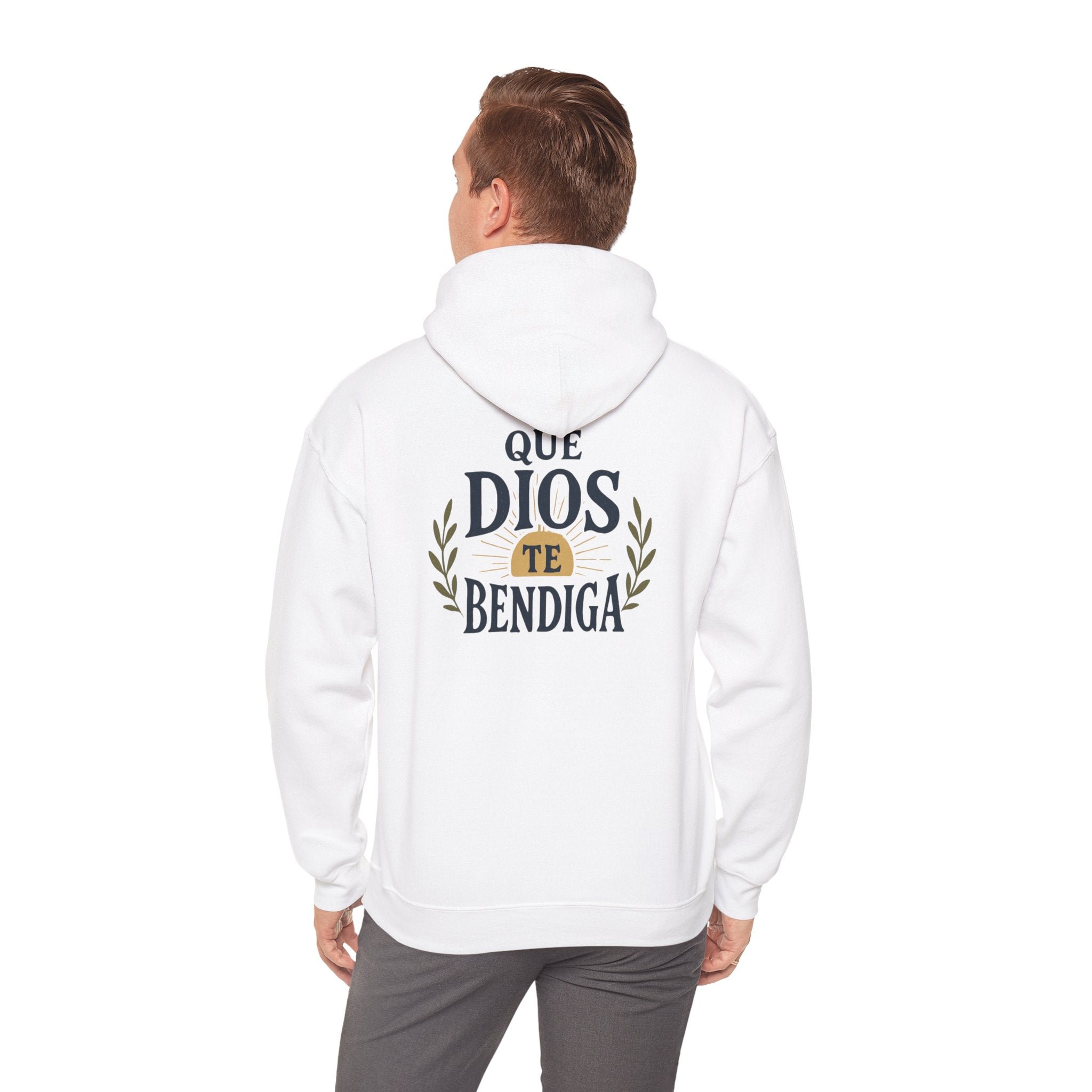 Christian Hoodie - "Todo lo puedo en Cristo" / "Dios te bendiga" Inspirational Spanish Pullover