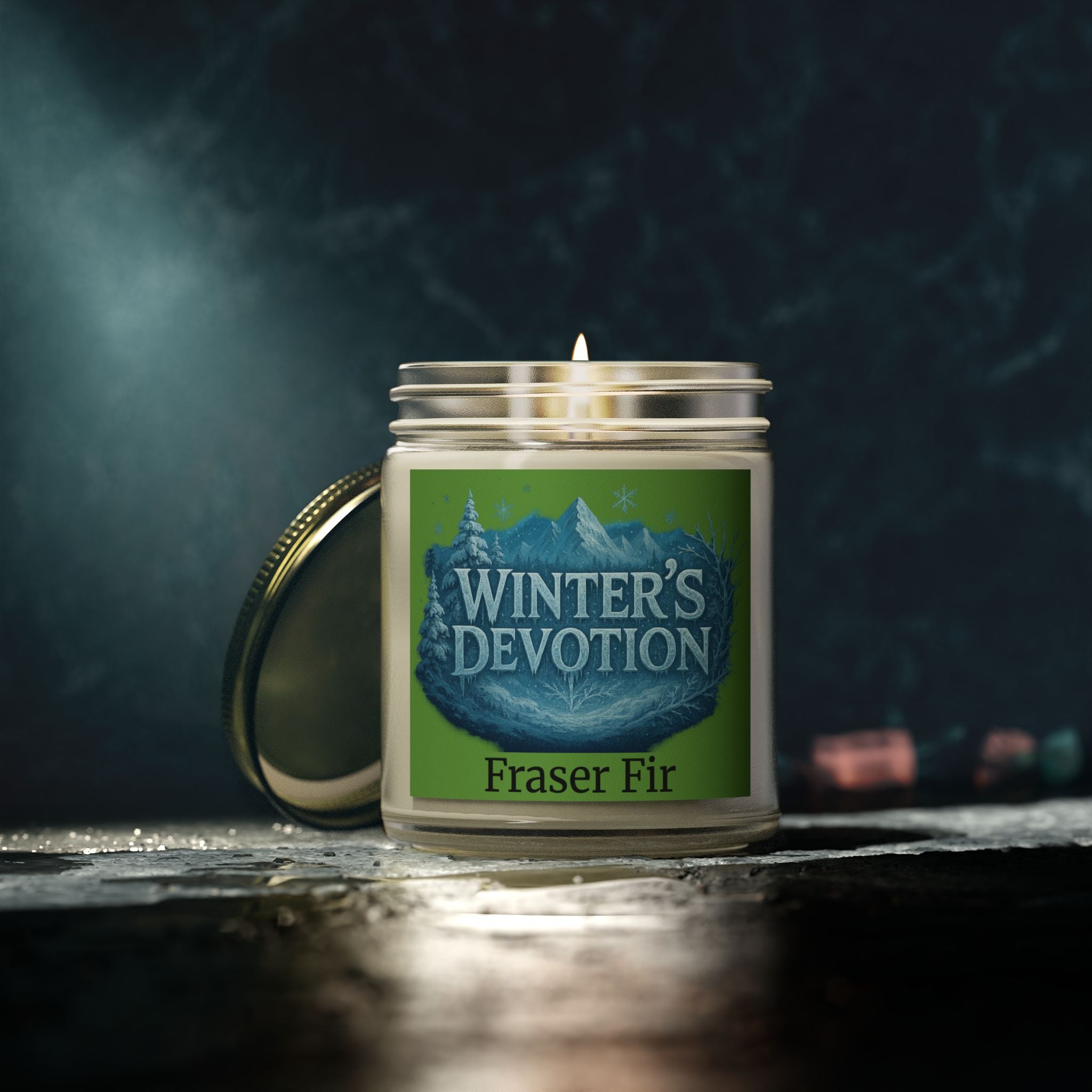 Winter's Devotion Scented Candles, Cozy Home Decor, Relaxing Aromatherapy, Holiday Gift, Party Favor