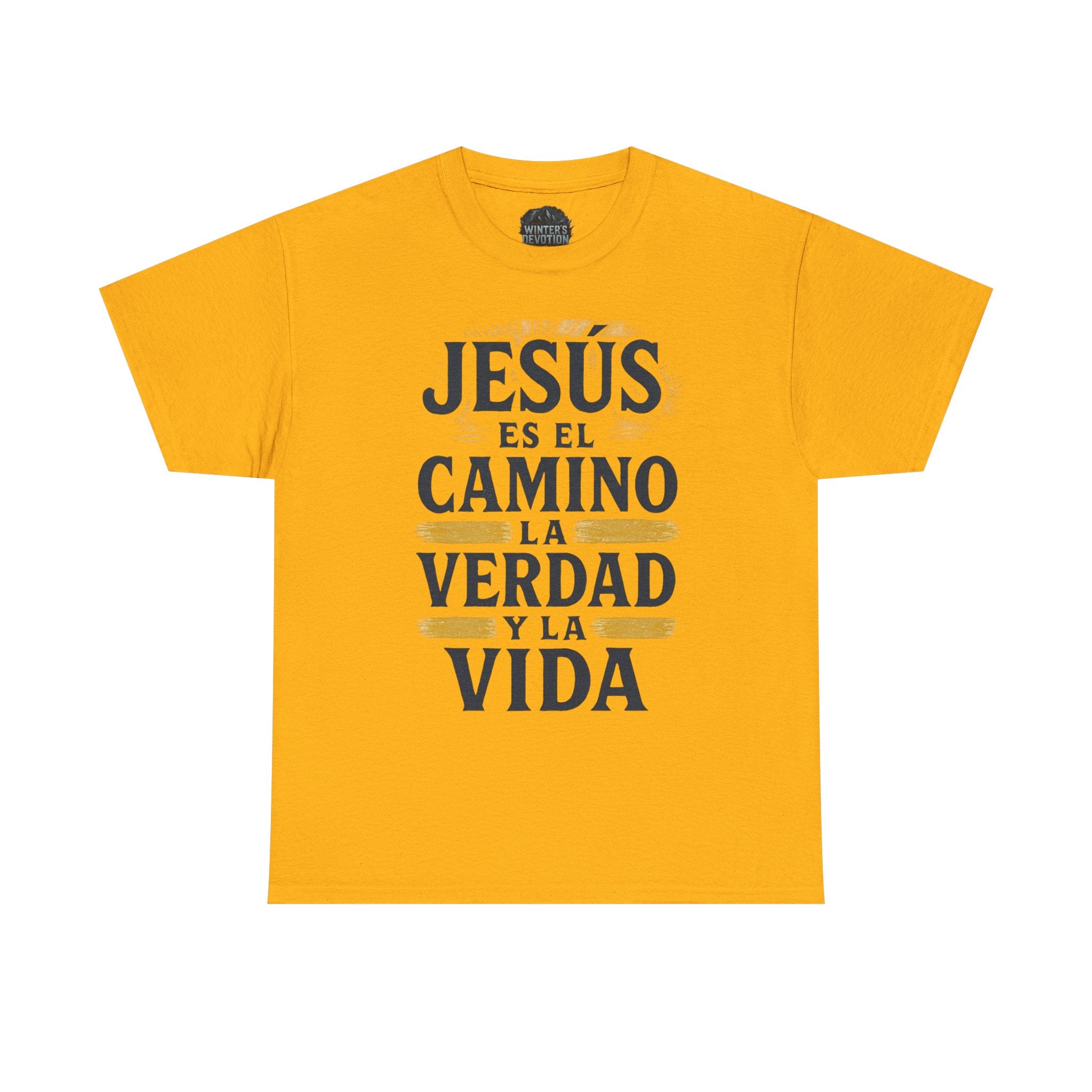 Christian T-Shirt — "Jesús es el camino, la verdad y la vida" Spanish Faith Tee