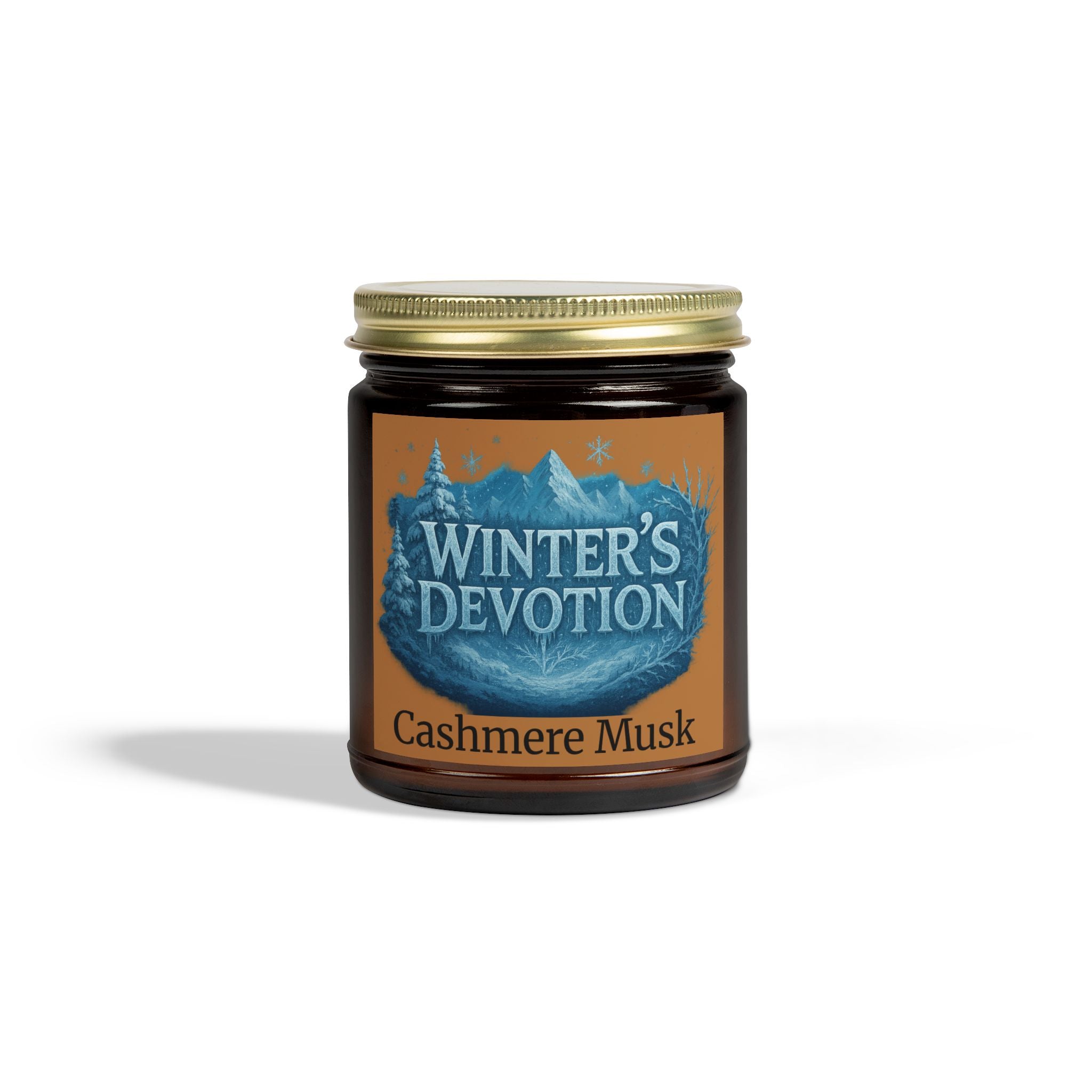 Warm Winter Scented Candle - Cashmere Musk | Home Decor, Handmade Gift, Cozy Vibes, Aromatherapy, Relaxation