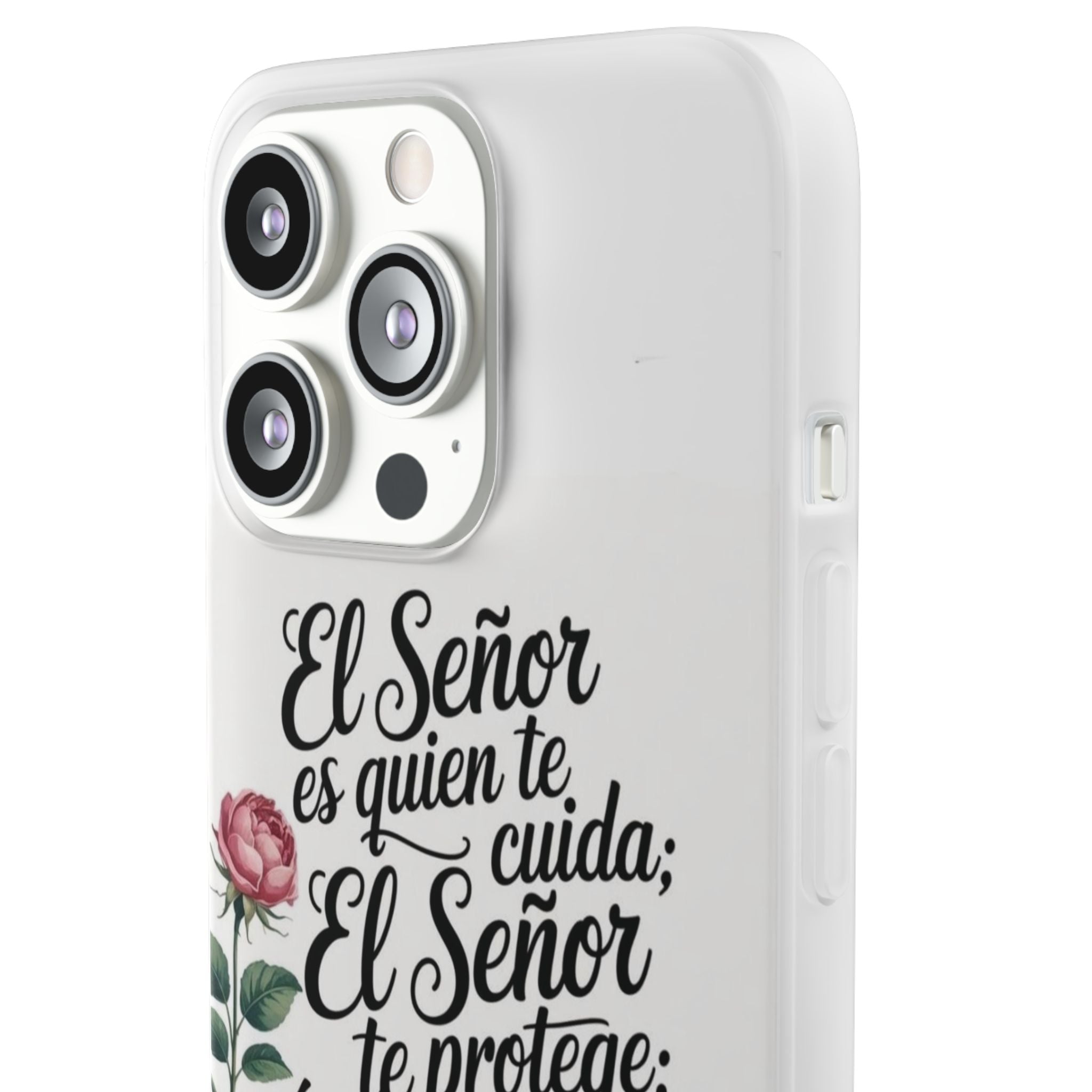 Inspirational Phone Case with Psalm 121:5 Quote, Flexi Case for Protection, Bible Verse Case, Gift for Faith Lovers, Spiritual Décor