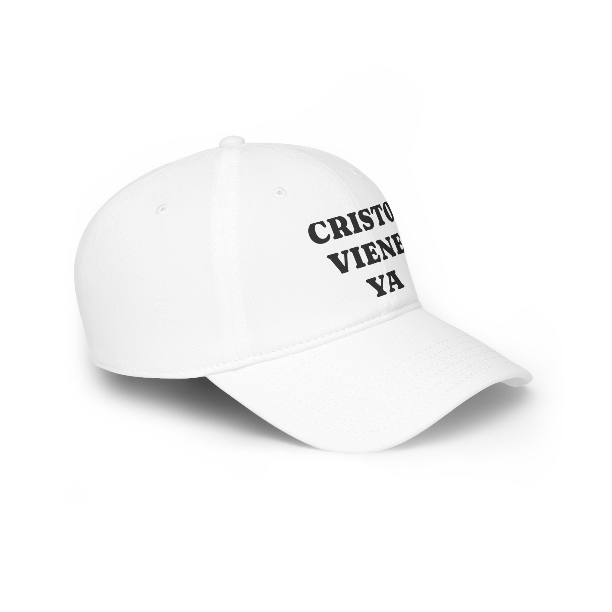 Cristo Viene Yaa Gorra, Vibrant Religious Baseball Cap, Faith Hat, Christian Hat, Gift for Believers, Red Cap with Text
