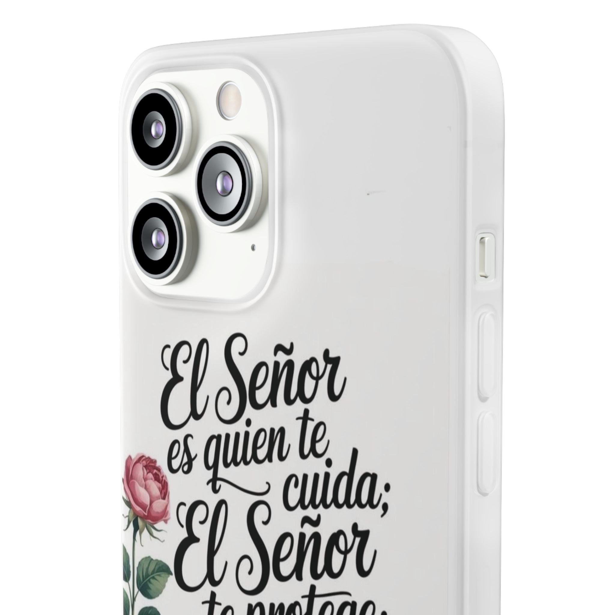 Inspirational Phone Case with Psalm 121:5 Quote, Flexi Case for Protection, Bible Verse Case, Gift for Faith Lovers, Spiritual Décor