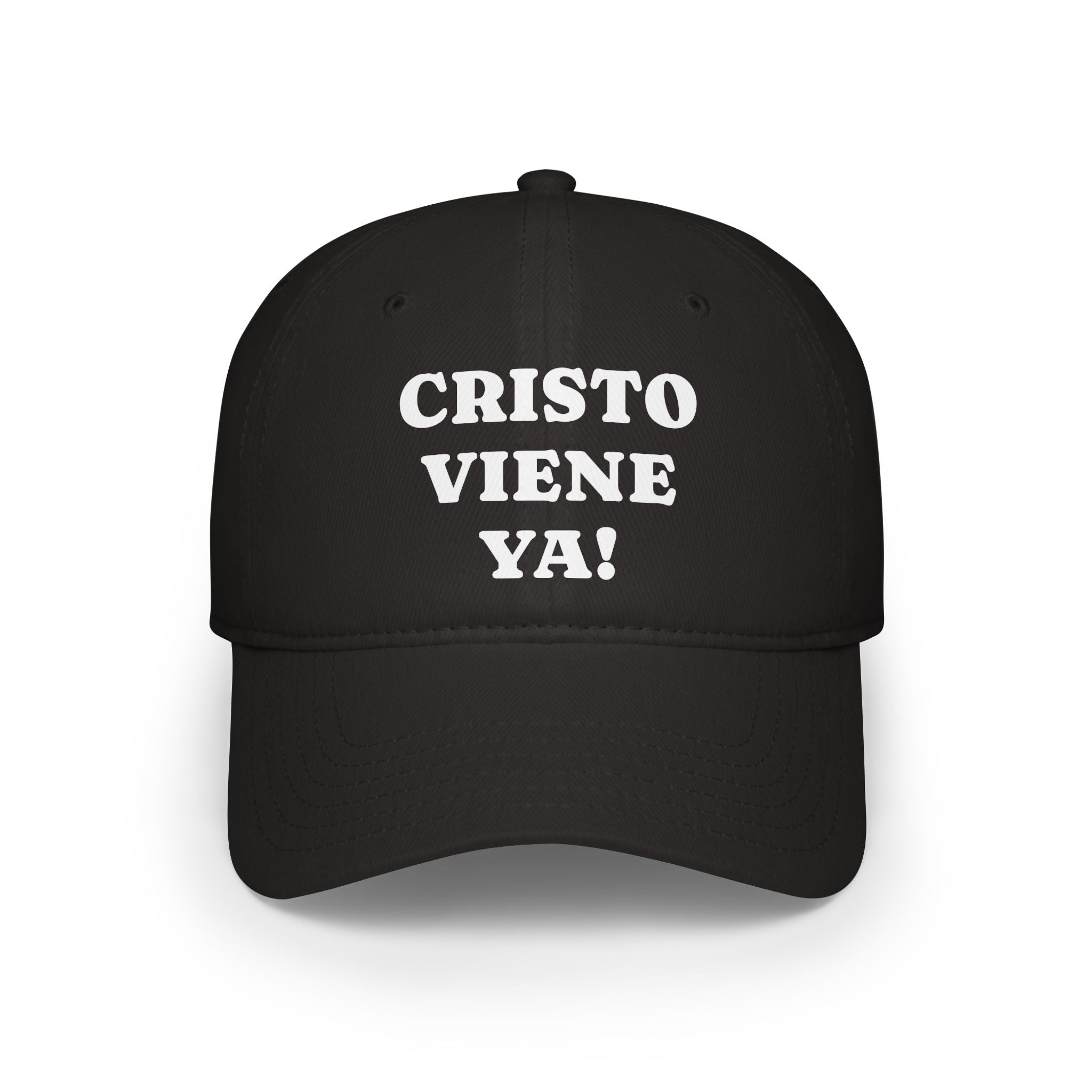 Cristo Viene Yaa Gorra, Vibrant Religious Baseball Cap, Faith Hat, Christian Hat, Gift for Believers, Red Cap with Text