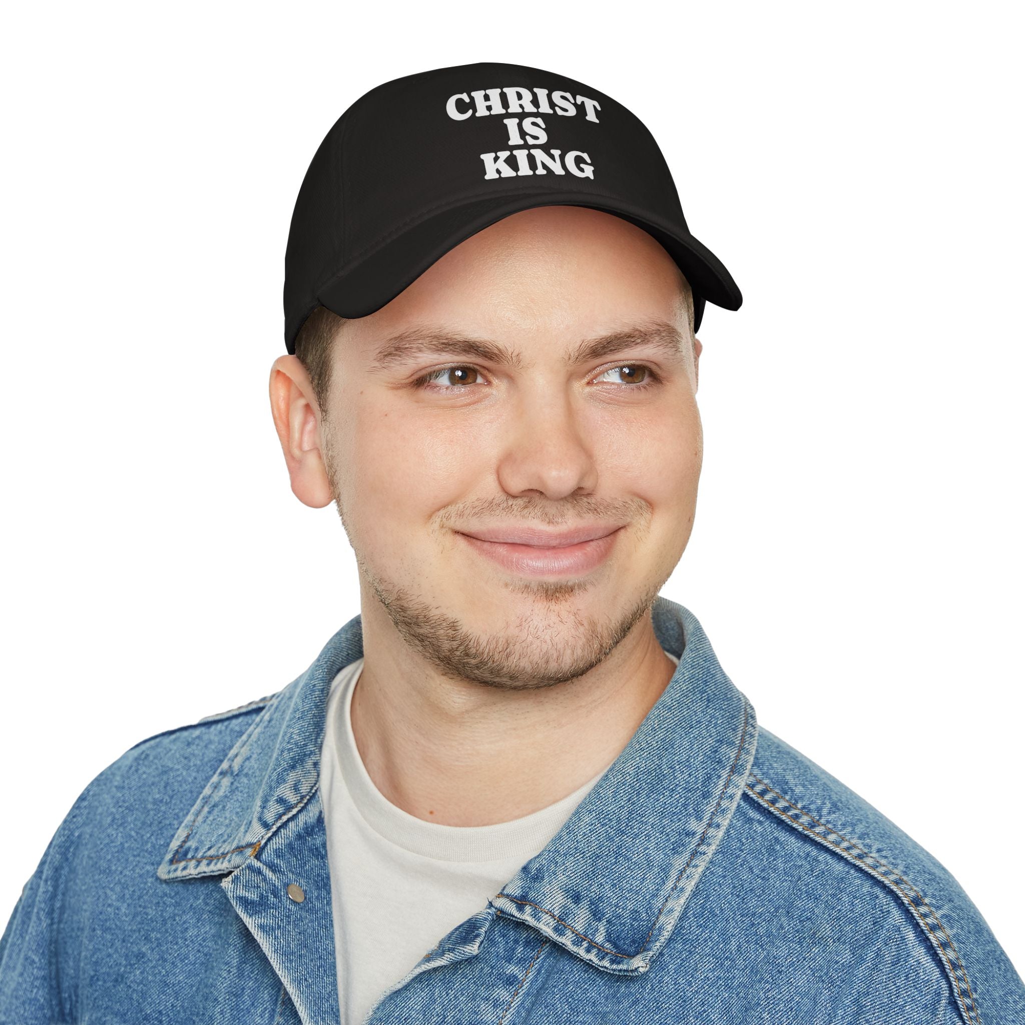 Christ is King, Religious Gift, Faith Accessory, Everyday Wear, Men’s and Women’s Cap