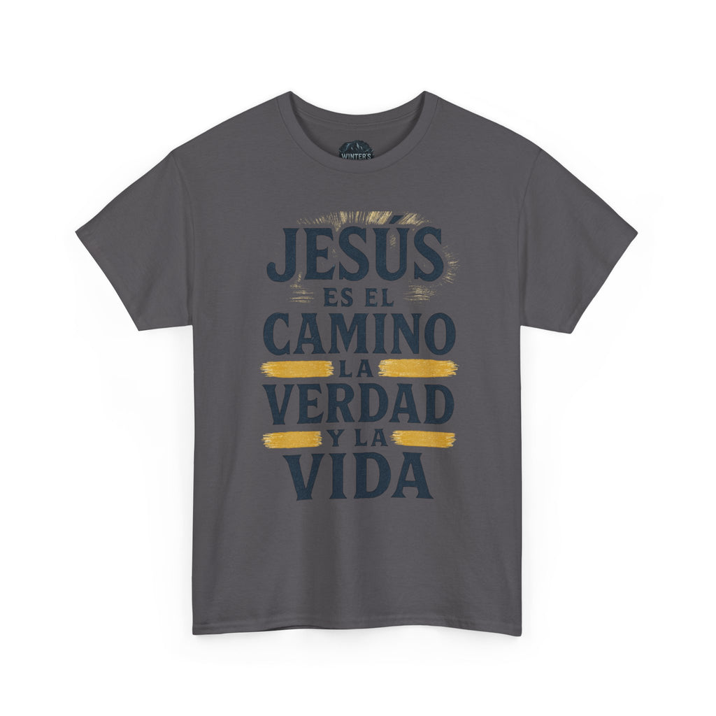 Christian T-Shirt — "Jesús es el camino, la verdad y la vida" Spanish Faith Tee