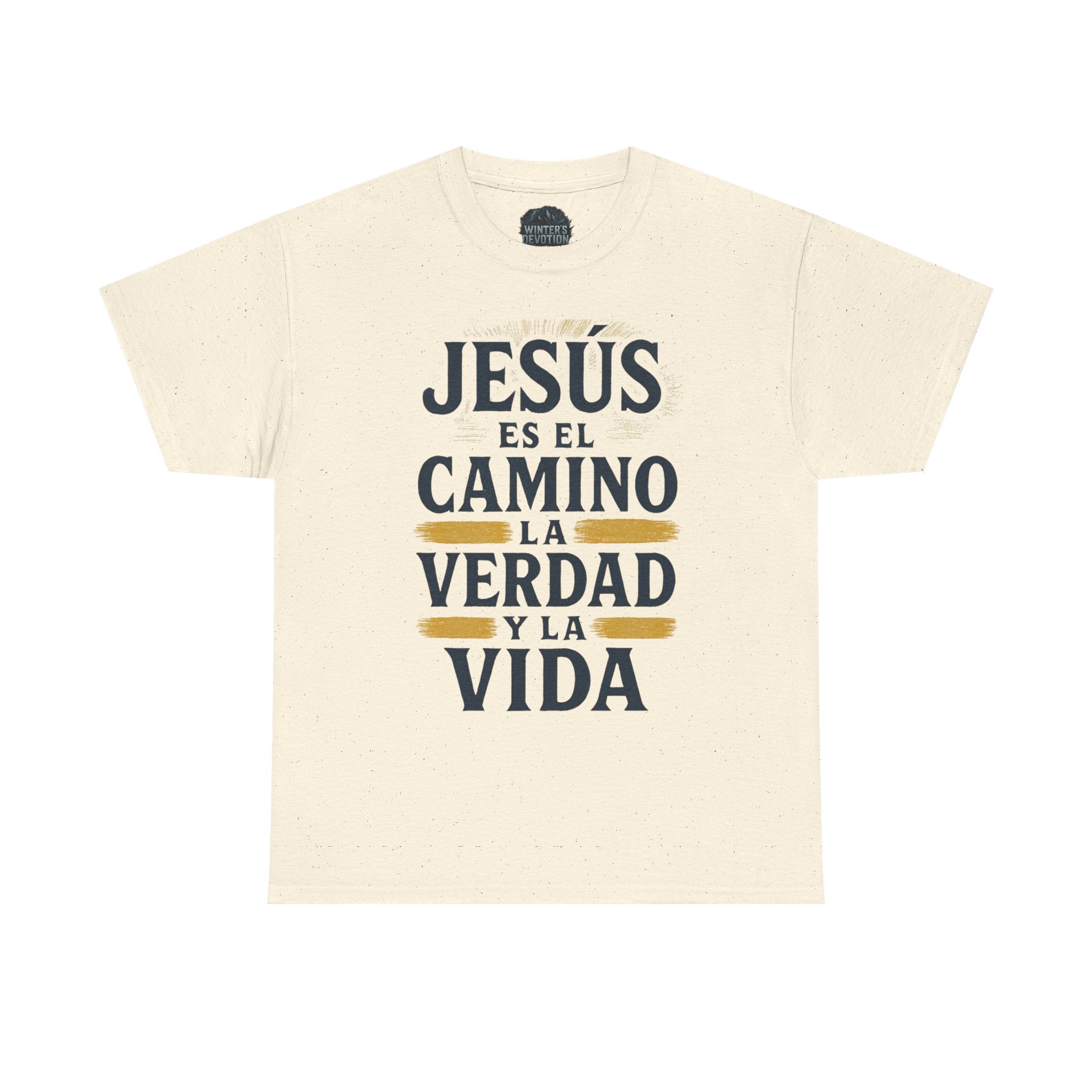 Christian T-Shirt — "Jesús es el camino, la verdad y la vida" Spanish Faith Tee