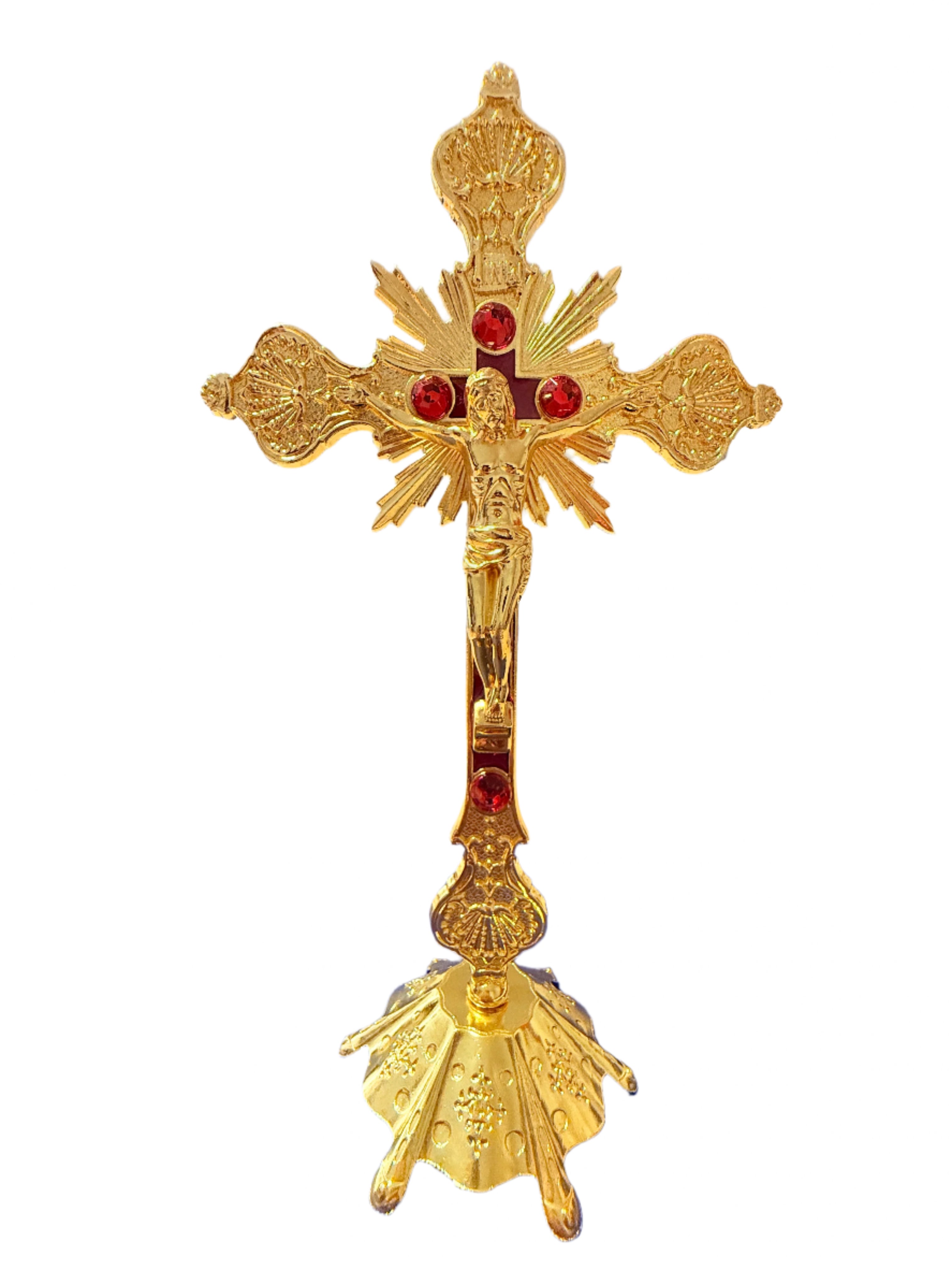 Beautiful Assorted Metal Crucifixes 5 in/9 in/11 in/12 in