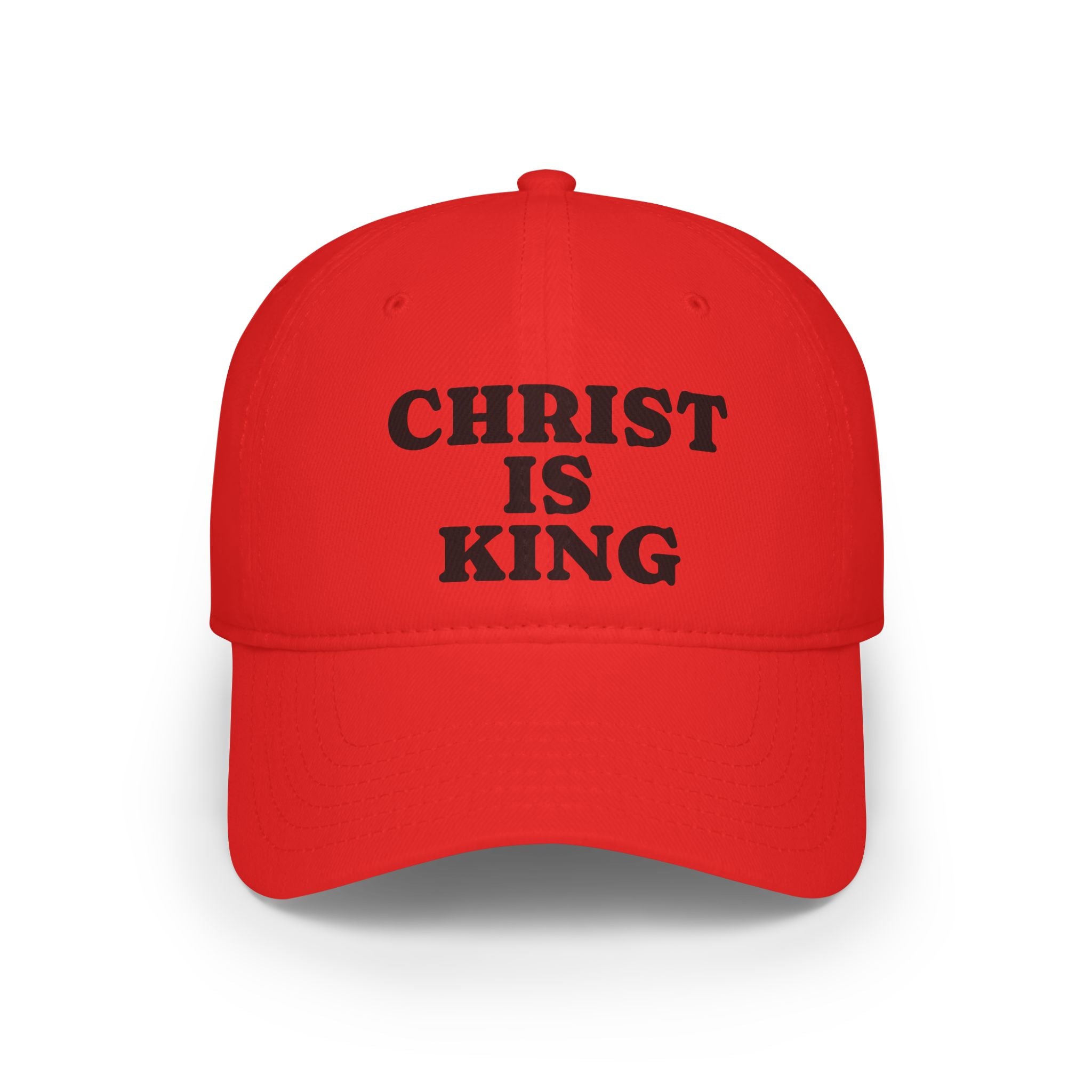 Christ is King, Religious Gift, Faith Accessory, Everyday Wear, Men’s and Women’s Cap