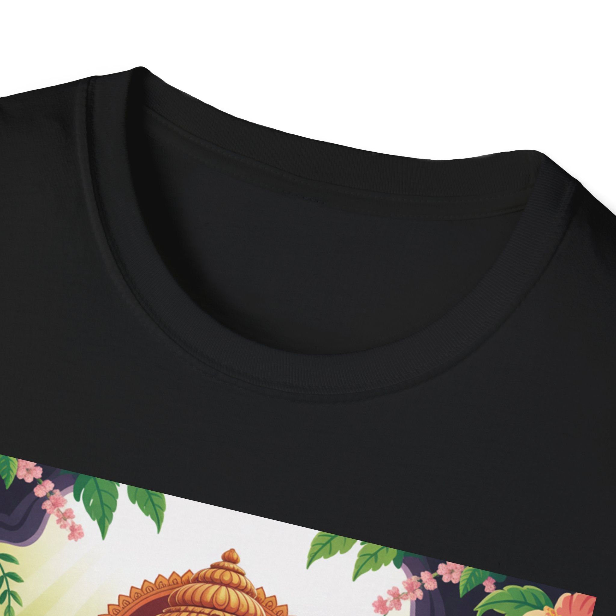 Vibrant Ganesha T-Shirt, Spiritual Unisex Tee, Festival Wear, Bohemian Style, Yoga Clothing, Gift for Her/Him