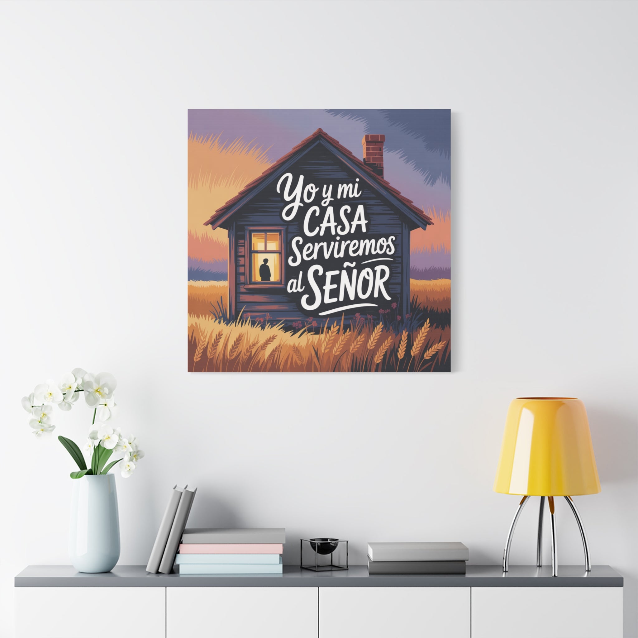 Inspirational Canvas Wall Art, Home Decor, Faith Quotes, Christian Gifts, Housewarming, Family Home Decoration