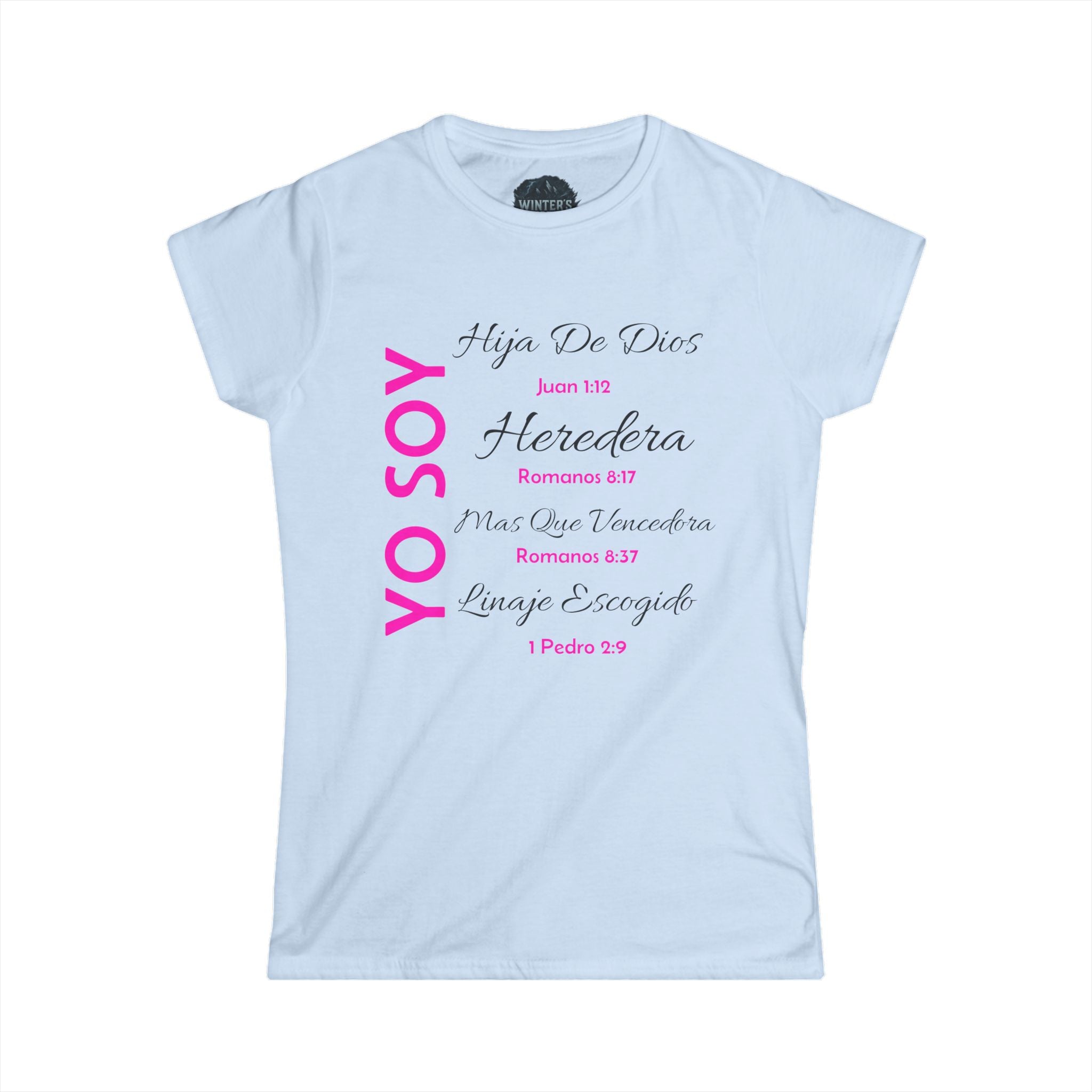 Inspirational Women’s Softstyle Tee, Faith-Based T-Shirt, Christian Apparel, Gift for Her, Motivational Quote Tee