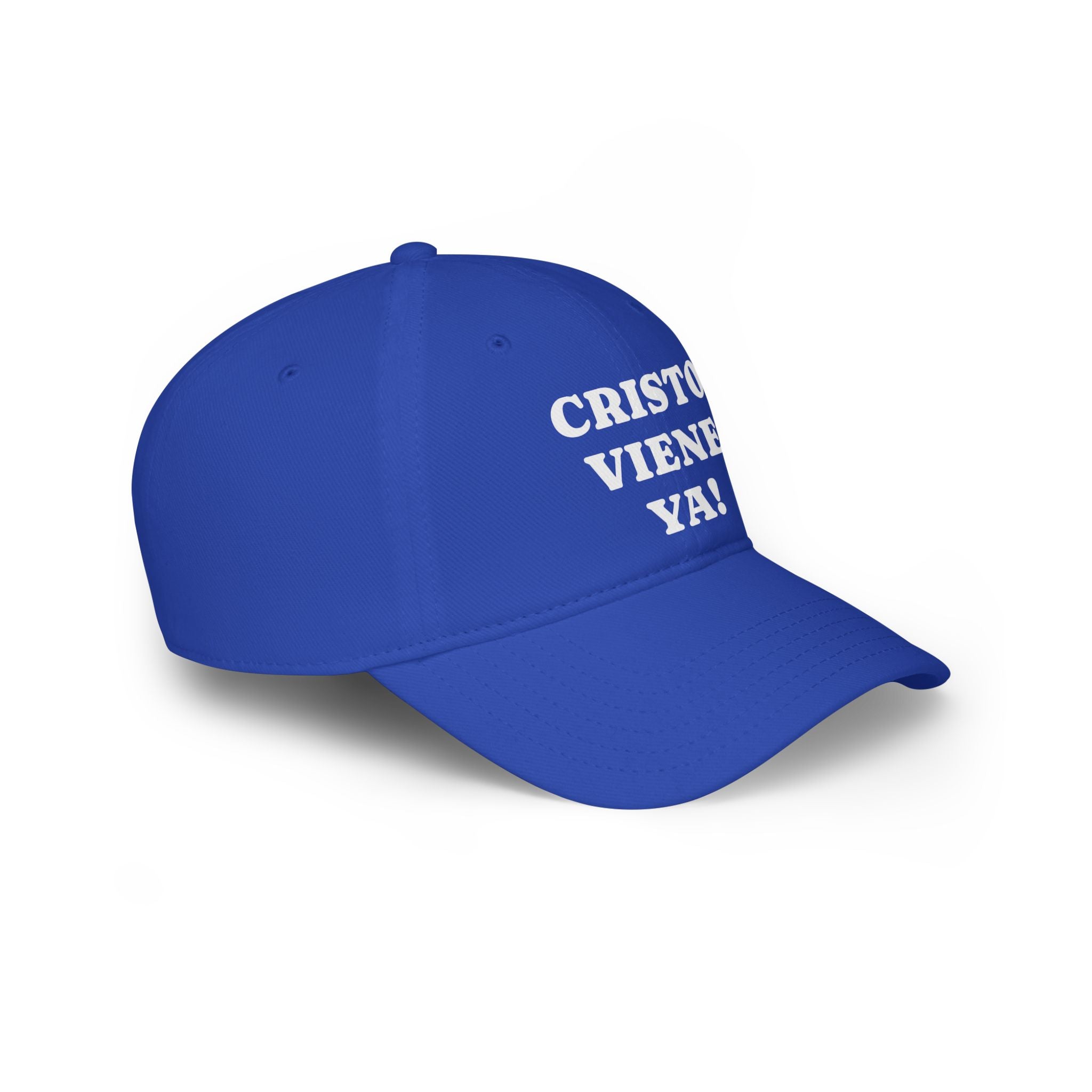 Cristo Viene Yaa Gorra, Vibrant Religious Baseball Cap, Faith Hat, Christian Hat, Gift for Believers, Red Cap with Text