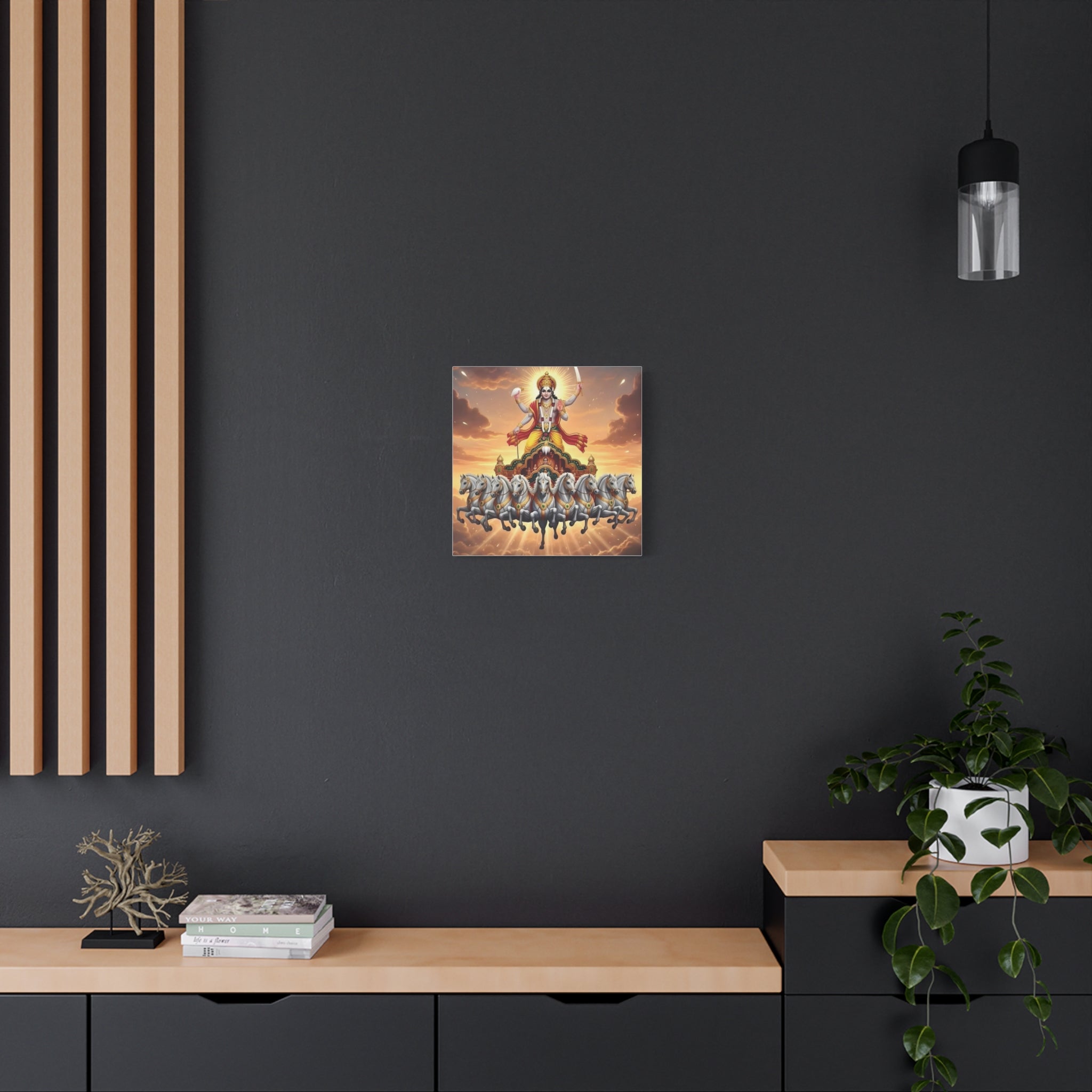 Khrisna Divine Canvas Wall Art, Home Decor, Spiritual Gift, Religious Artwork, Hindu Art