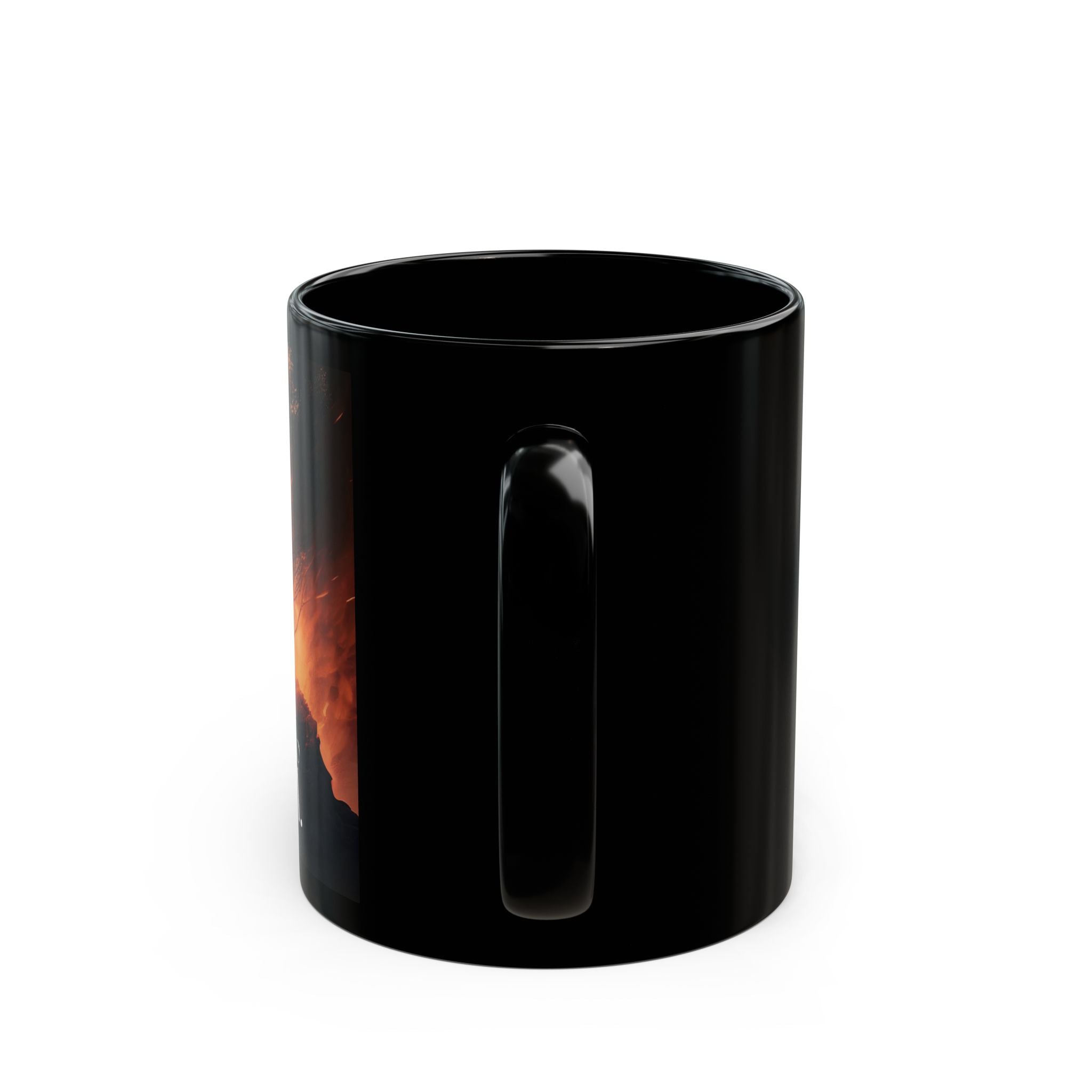 Inspiring Black Mug with Uplifting Quote, 11oz or 15oz Coffee/Tea Cup, Spiritual Gift, Motivational Drinkware, Faith-Based Decor