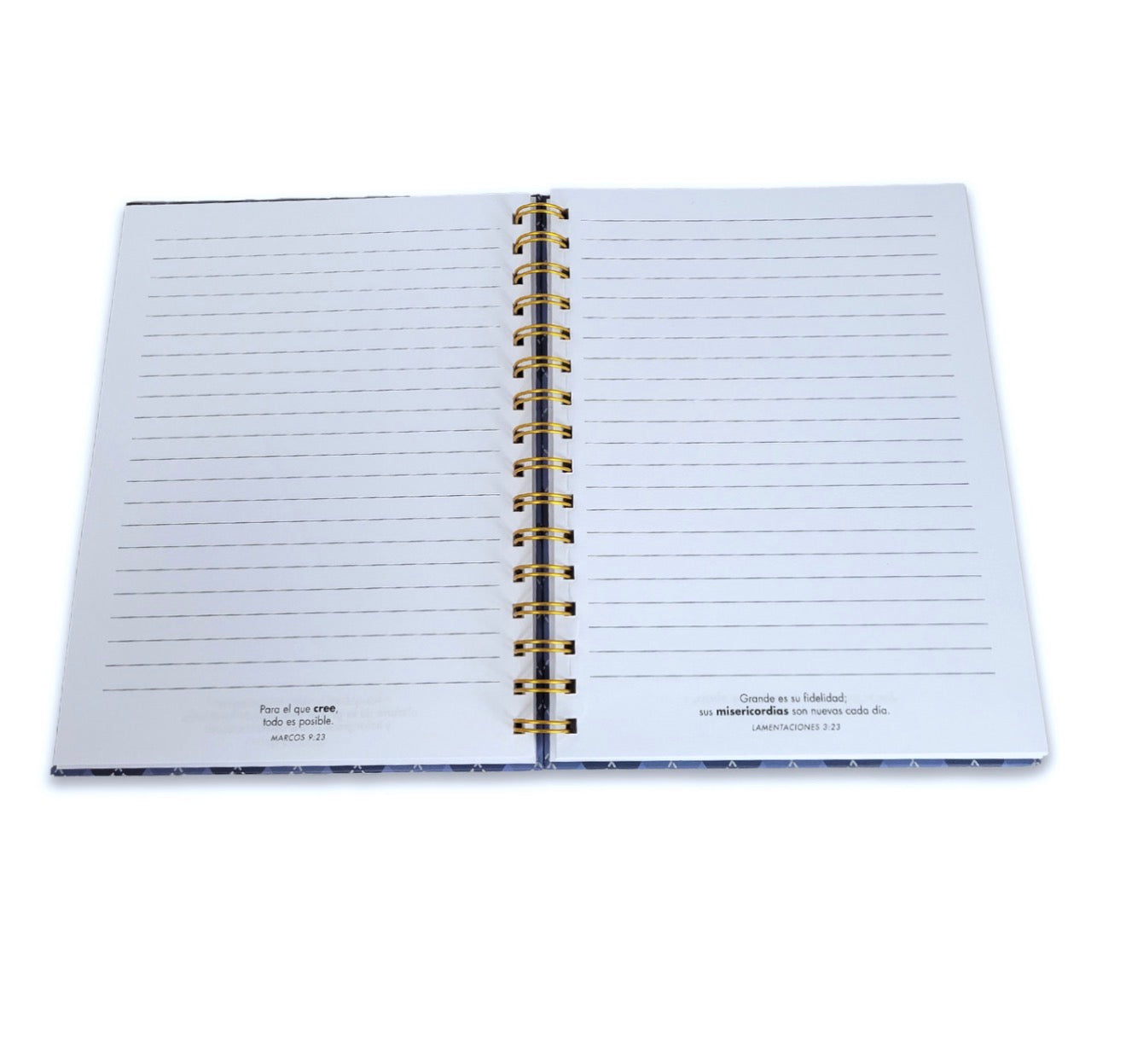 Libreta Espiral con Elástico: Siervo fiel - 2 Crónicas 15:7, tapa dura