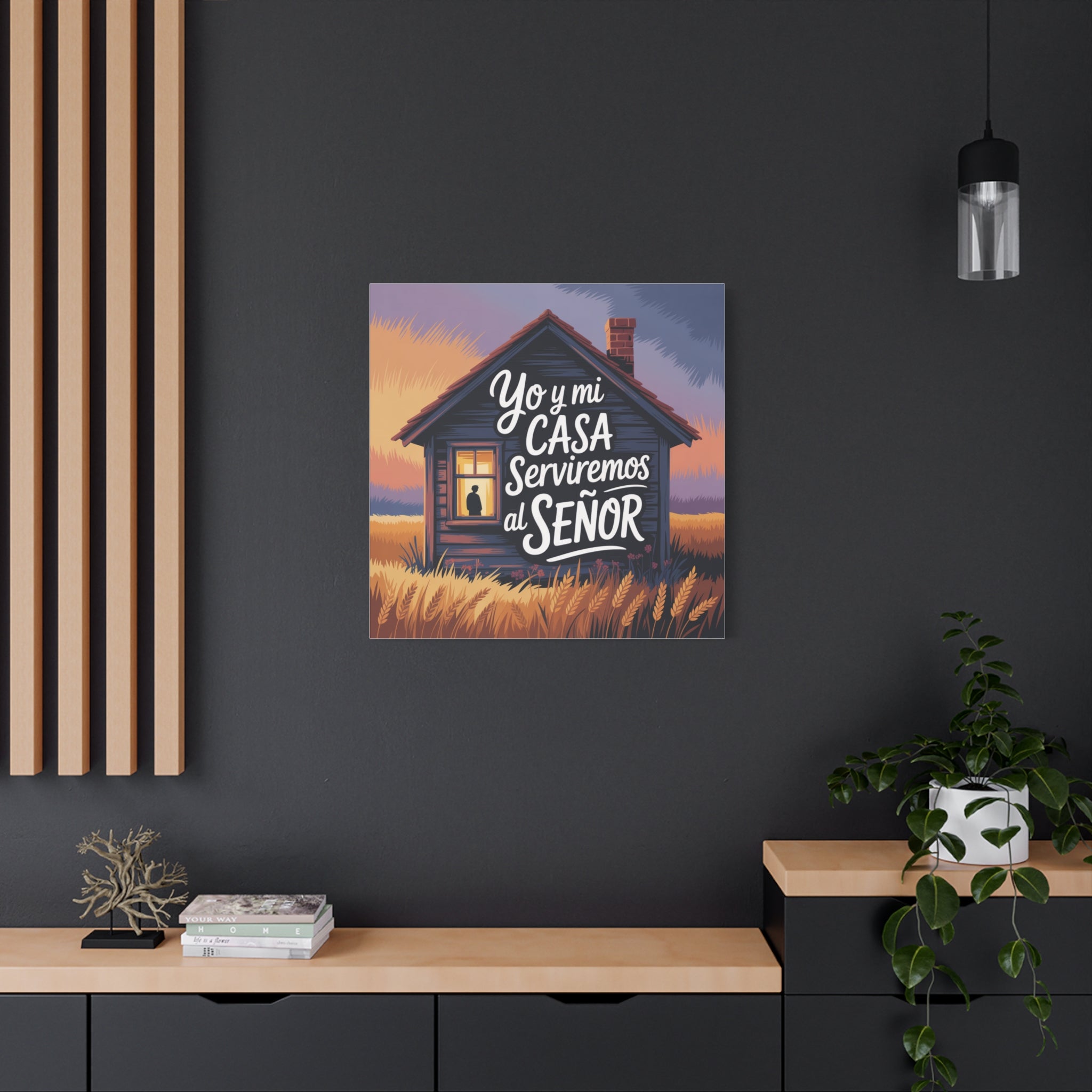 Inspirational Canvas Wall Art, Home Decor, Faith Quotes, Christian Gifts, Housewarming, Family Home Decoration