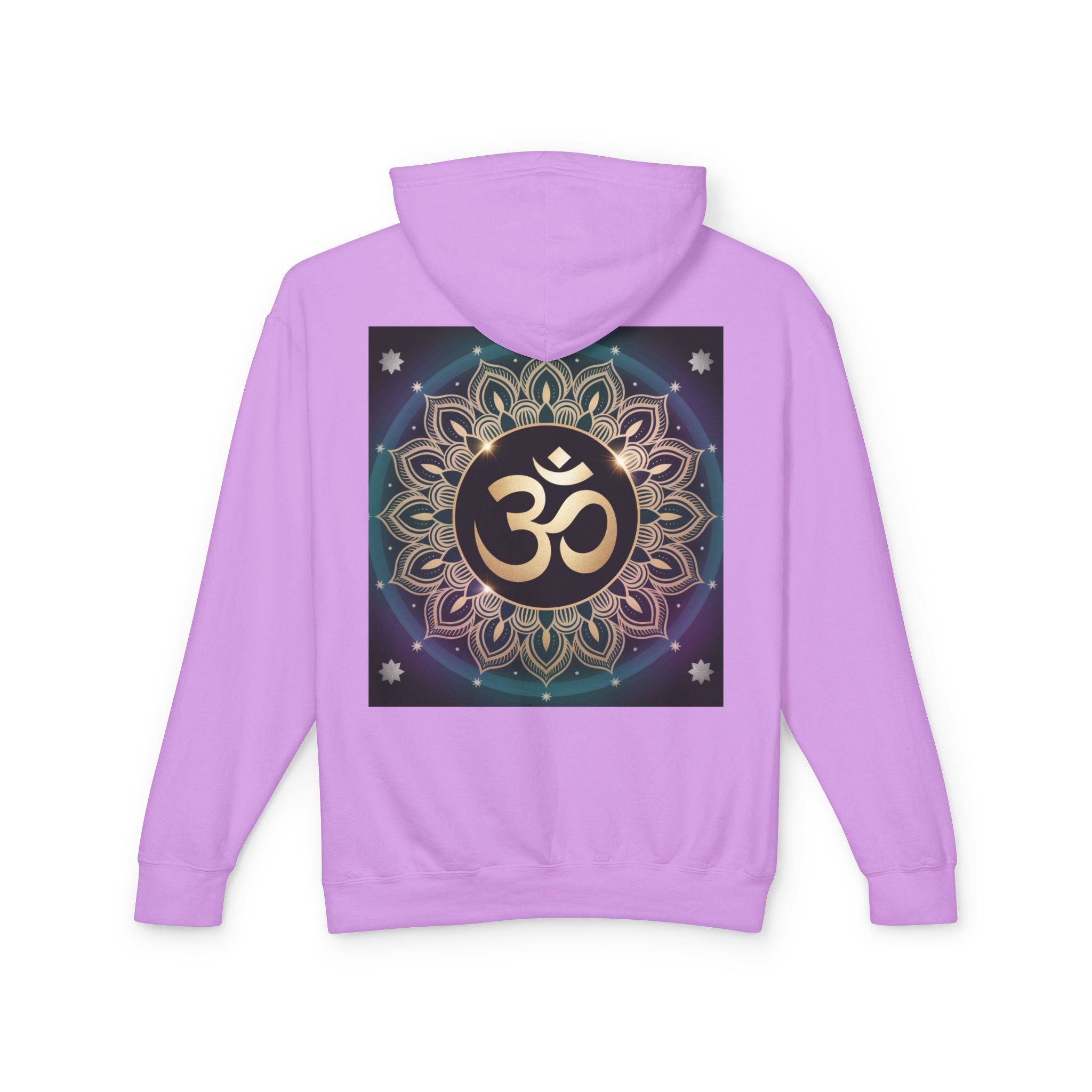 Spiritual Unisex Hoodie, Inspirational Hooded Sweatshirt, Yoga Apparel, Meditation Fashion, Ganesh and Om Design
