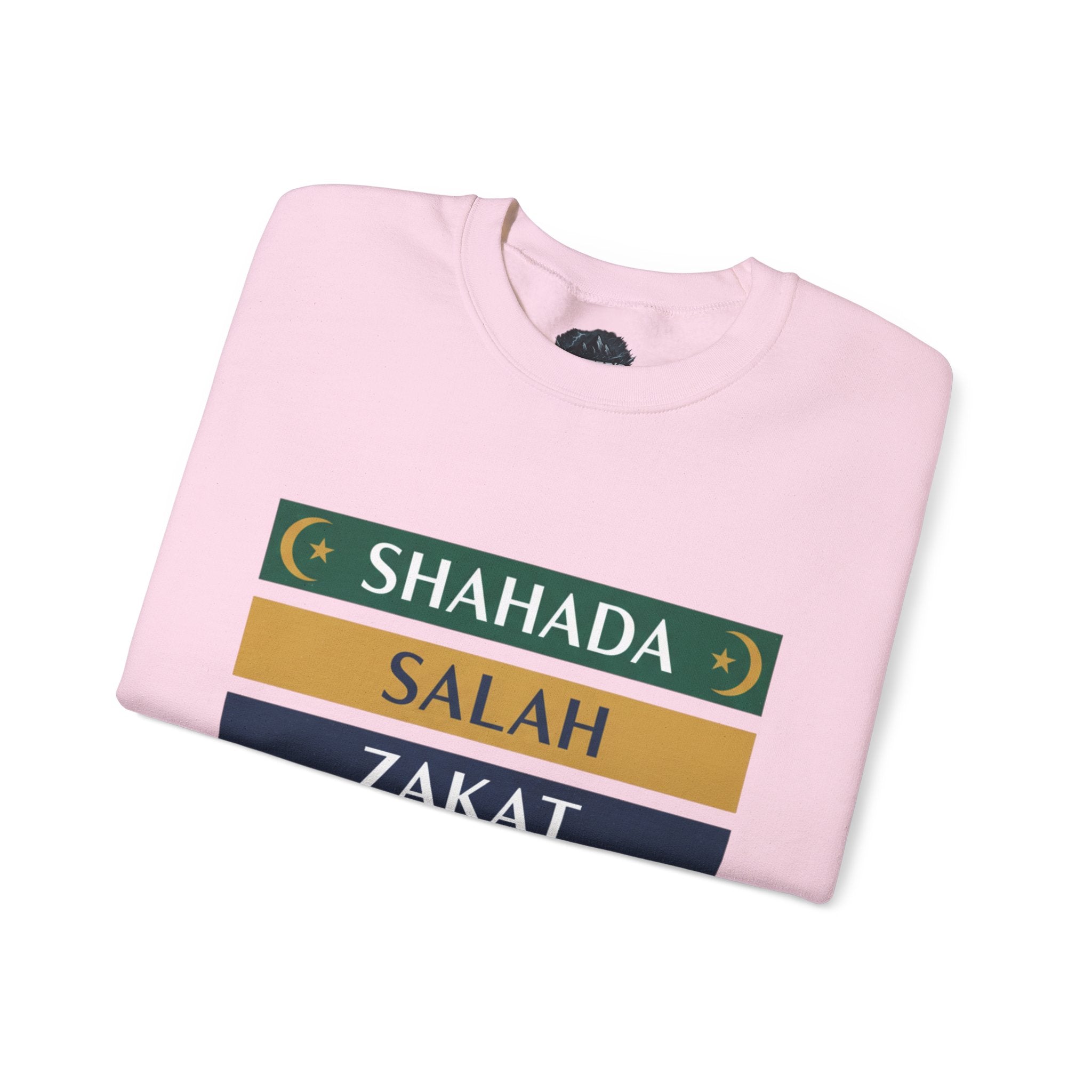 Islamic Pillars Sweatshirt — Shahada, Salah, Zakat, Fasting, Hajj Crewneck