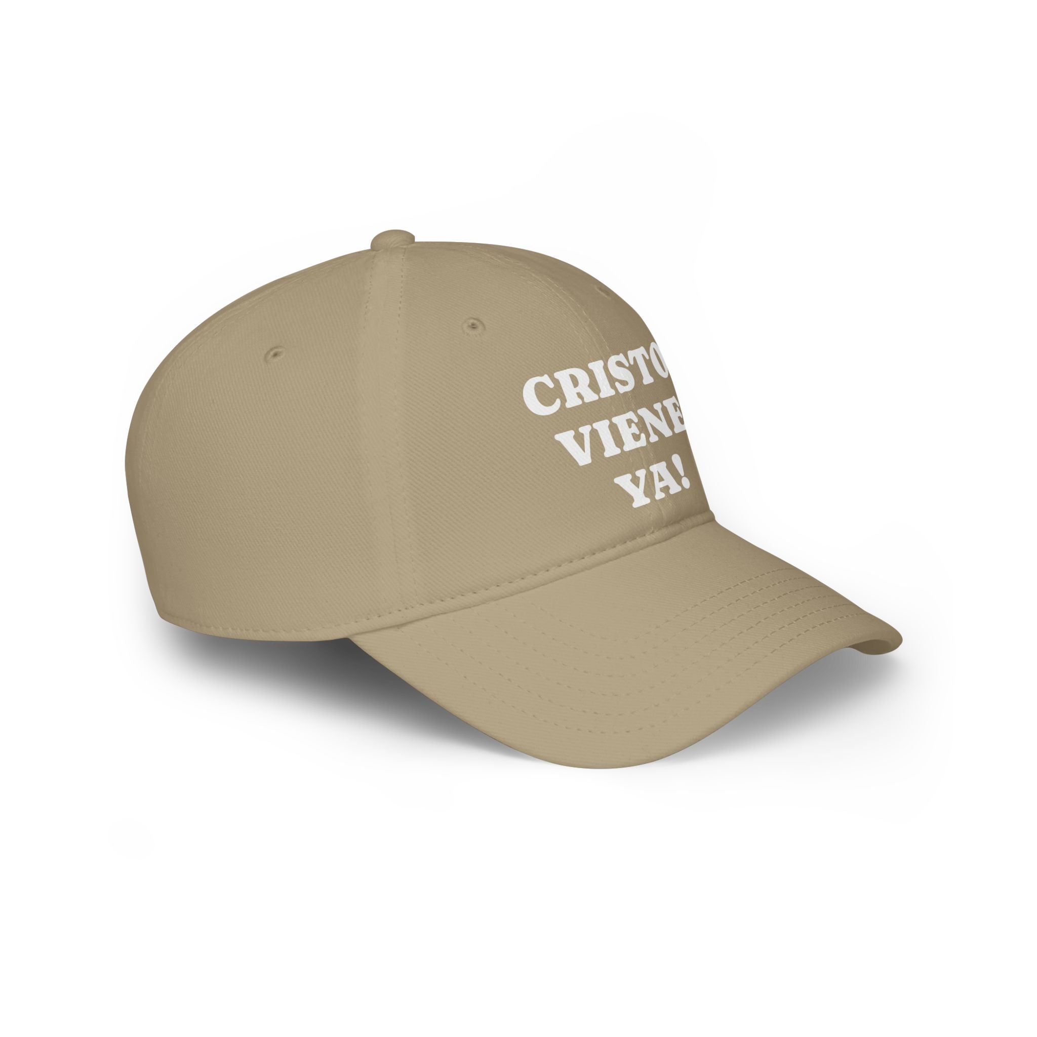 Cristo Viene Yaa Gorra, Vibrant Religious Baseball Cap, Faith Hat, Christian Hat, Gift for Believers, Red Cap with Text