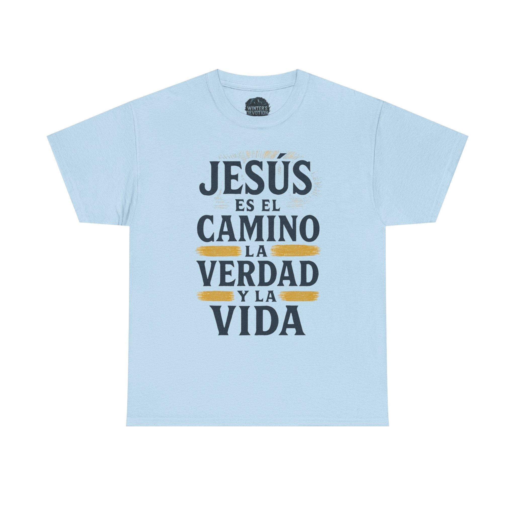Christian T-Shirt — "Jesús es el camino, la verdad y la vida" Spanish Faith Tee