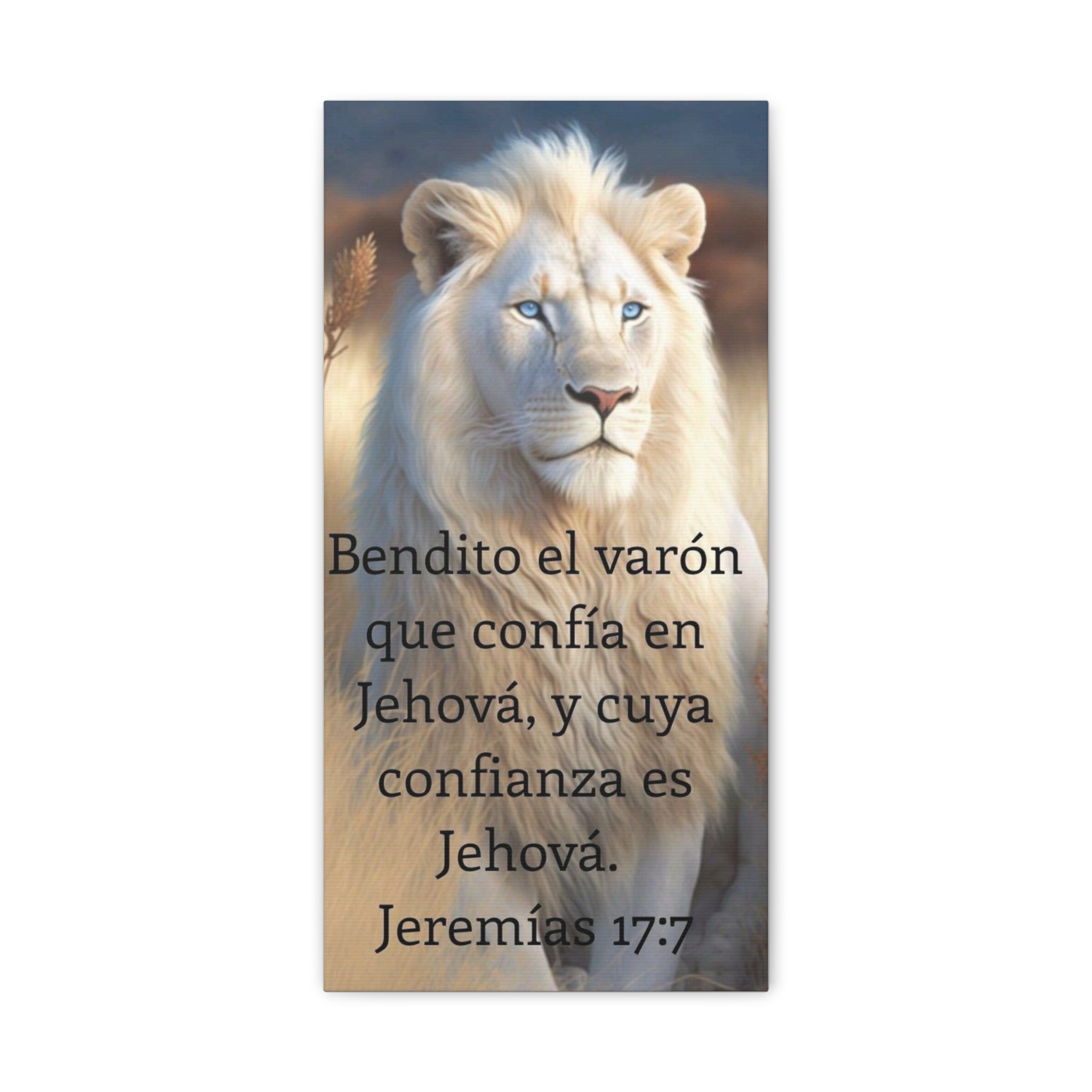 Inspirational Art Print, Motivational Wall Decor, Animal Lover Gift, Religious Home Decoration, Uplifting Quote Canvas