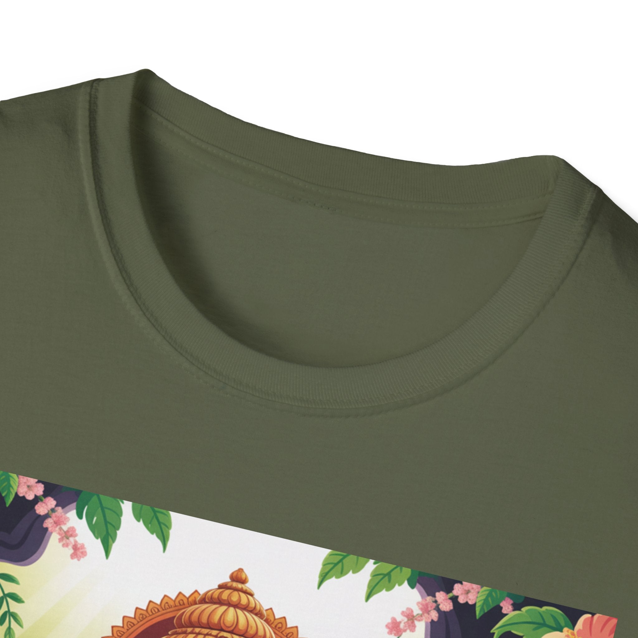 Vibrant Ganesha T-Shirt, Spiritual Unisex Tee, Festival Wear, Bohemian Style, Yoga Clothing, Gift for Her/Him