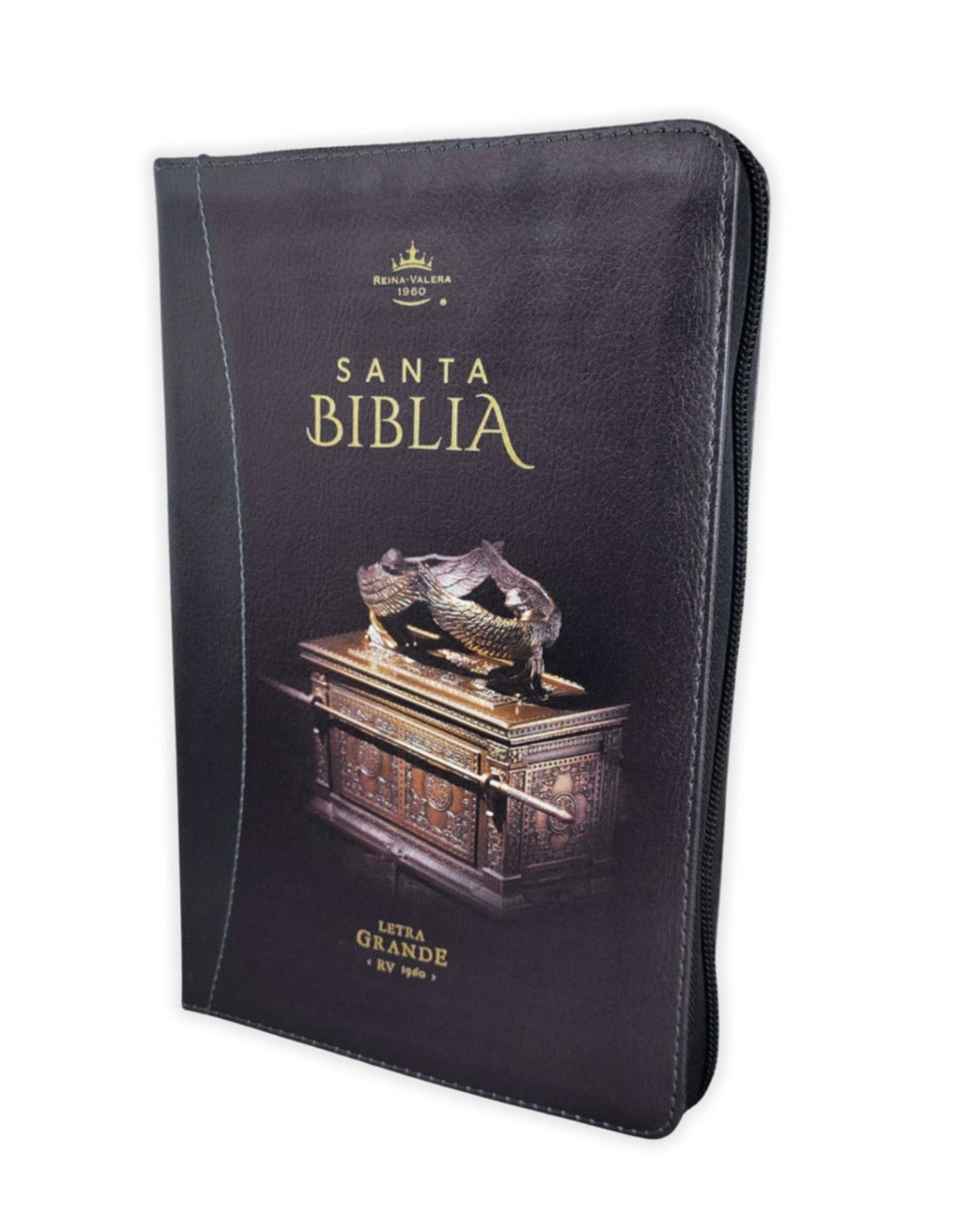 Biblia Letra Grande 12pts Con Cierre/Index RV1960 Vino Arca De La Alianza