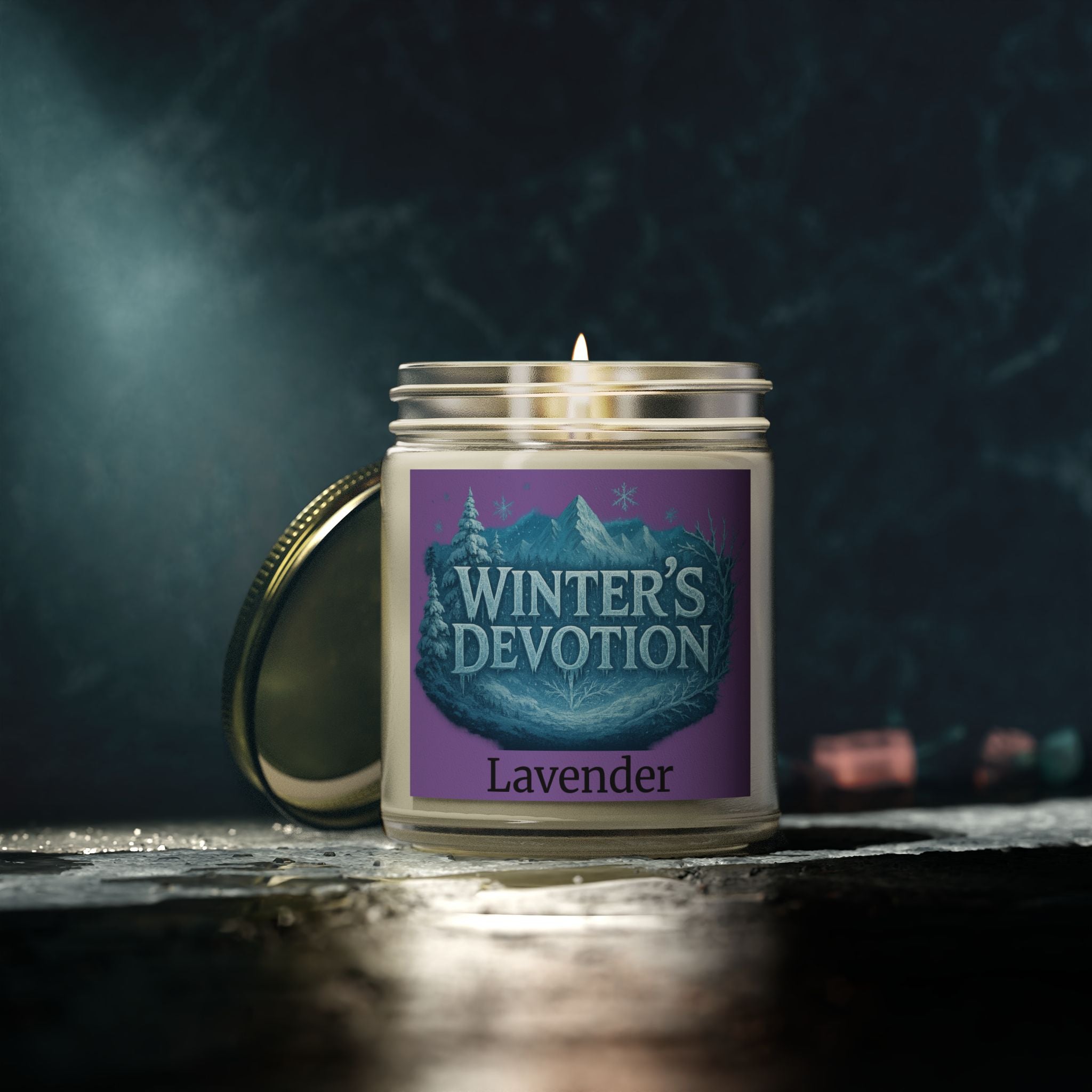 Winter's Devotion Lavender Scented Candle, Cozy Home Fragrance, Relaxation Gift for Her, Aromatherapy Candle for Self-Care, [...]