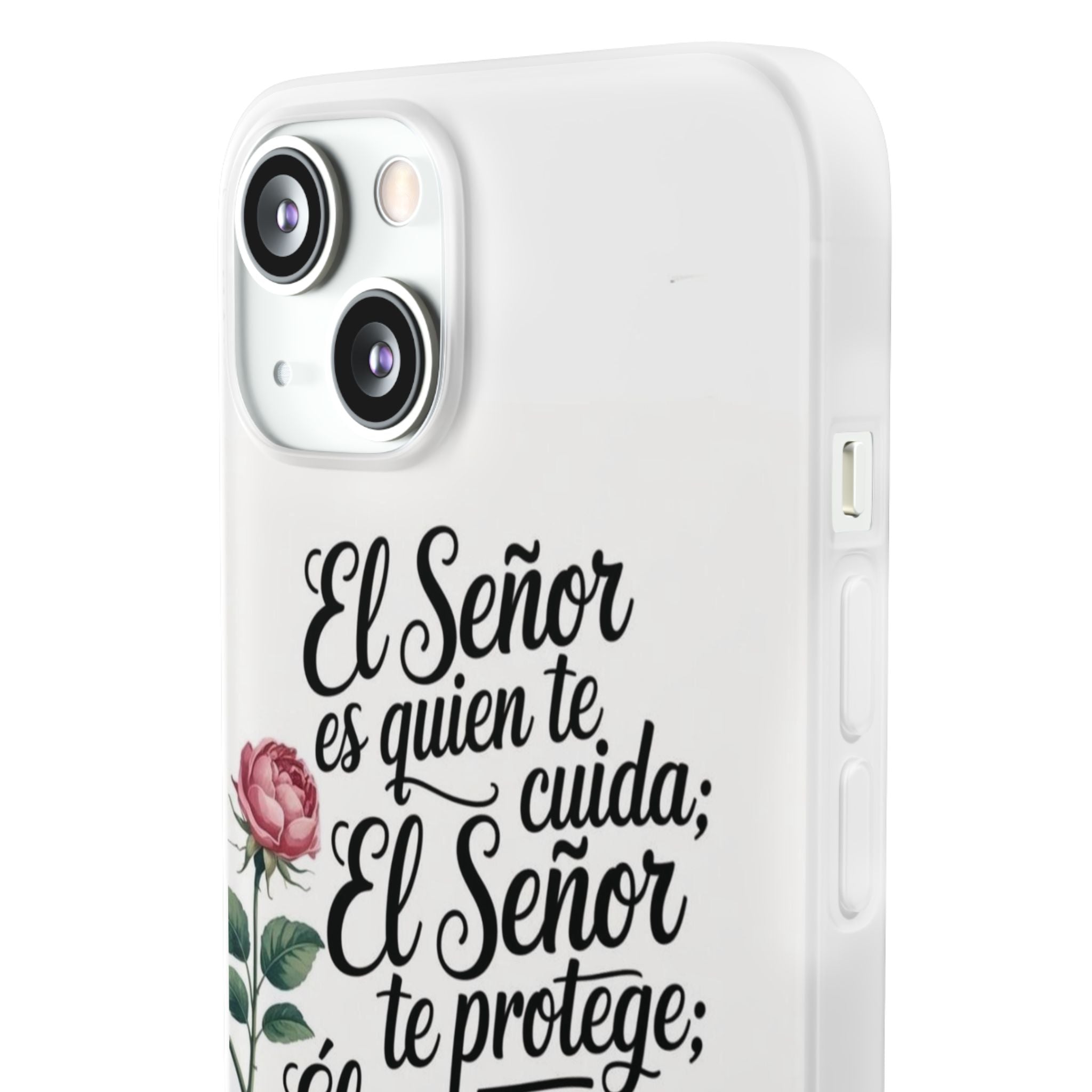 Inspirational Phone Case with Psalm 121:5 Quote, Flexi Case for Protection, Bible Verse Case, Gift for Faith Lovers, Spiritual Décor