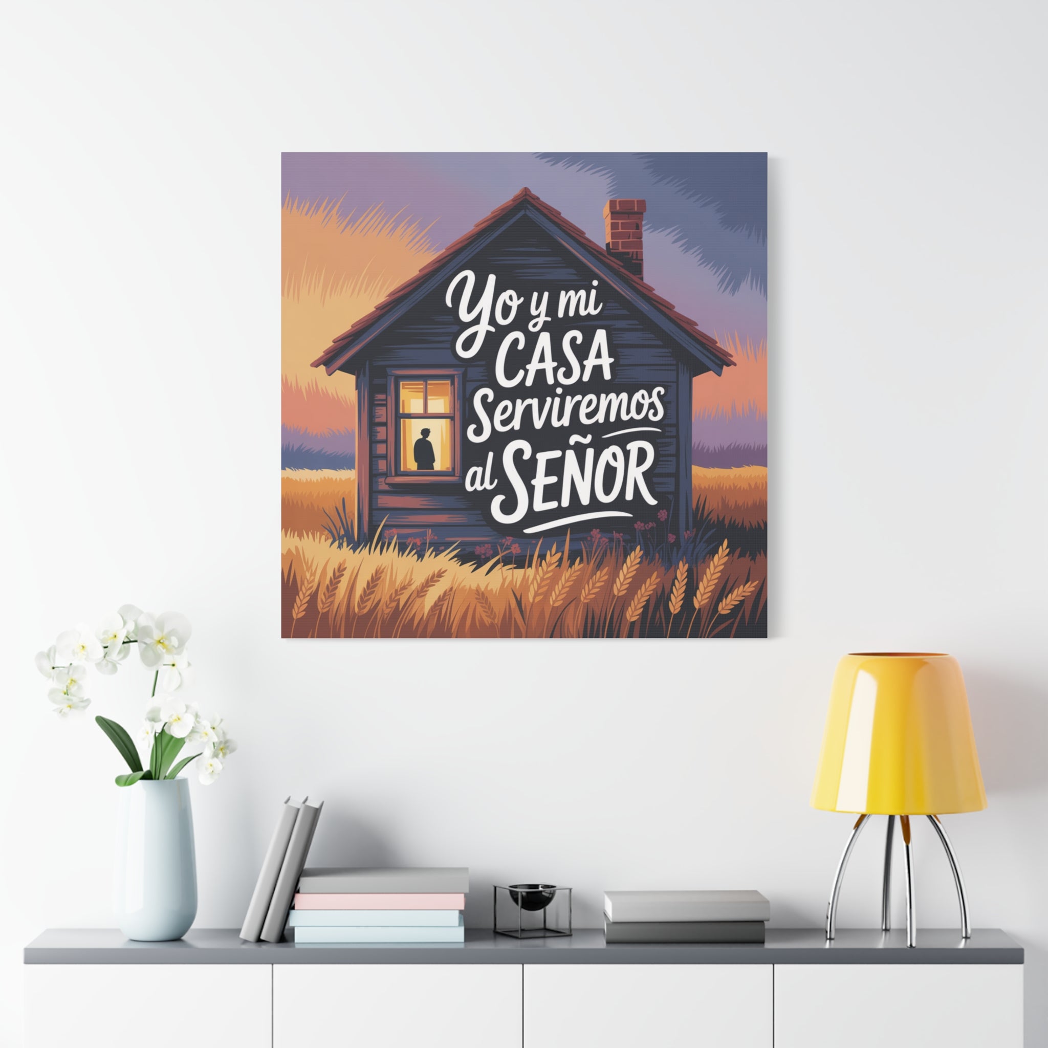 Inspirational Canvas Wall Art, Home Decor, Faith Quotes, Christian Gifts, Housewarming, Family Home Decoration